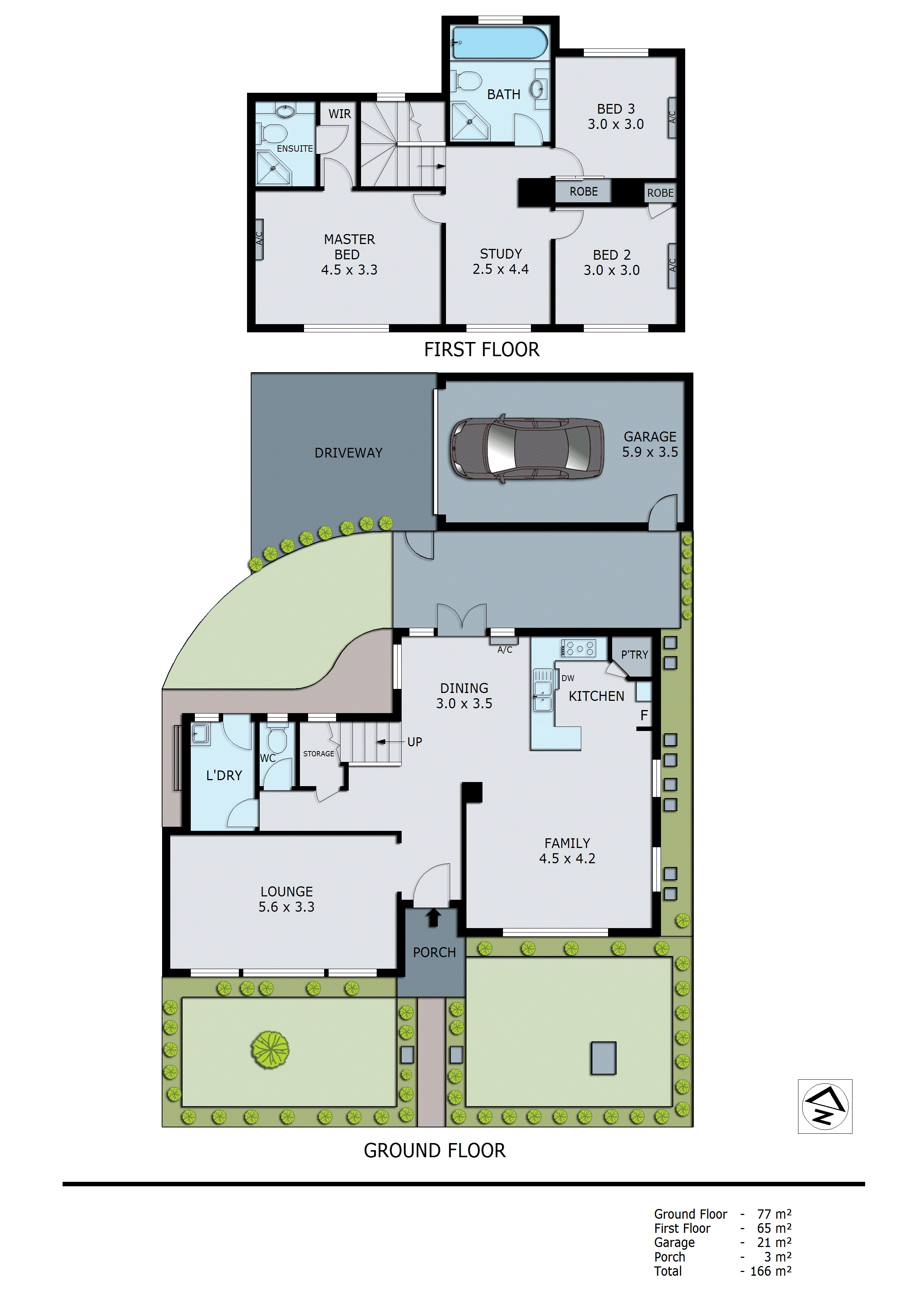 1/5 Rosie Court, Aspendale Gardens VIC 3195 - Floorplan