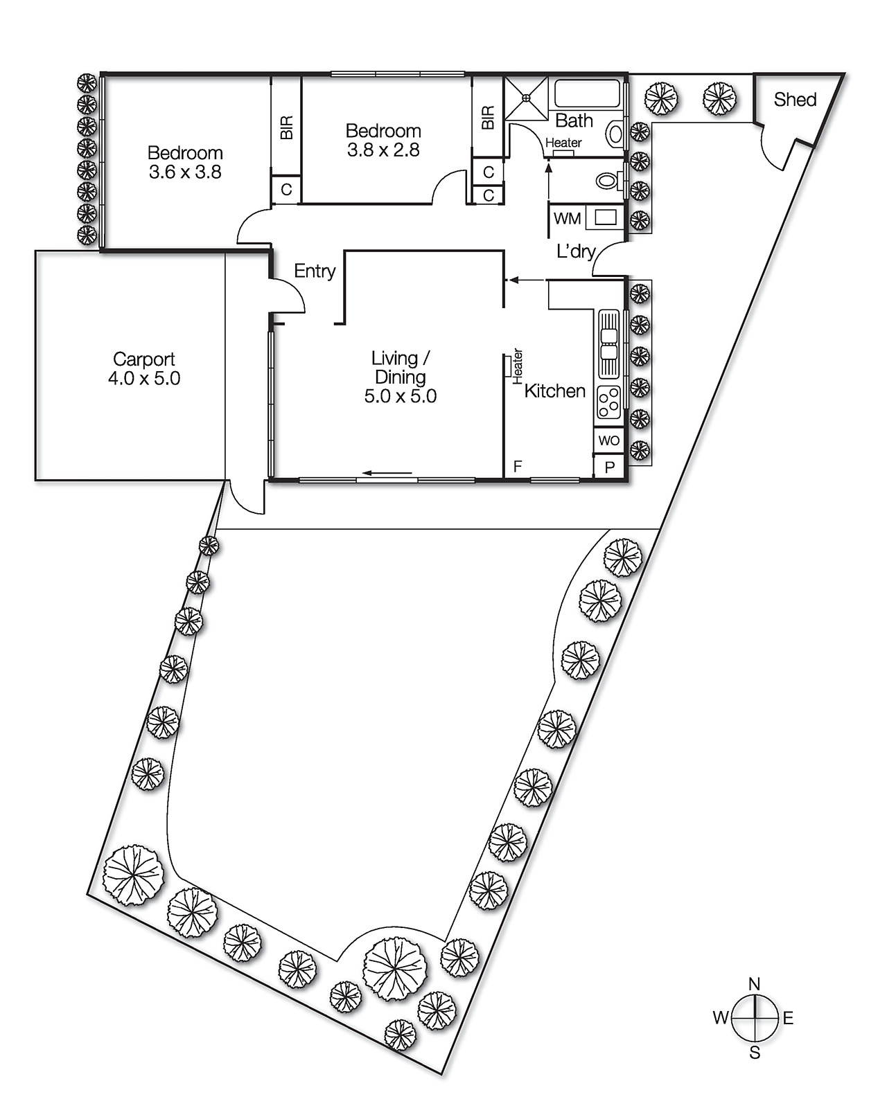 1/5 Seaview Crescent, Black Rock VIC 3193 - Floorplan