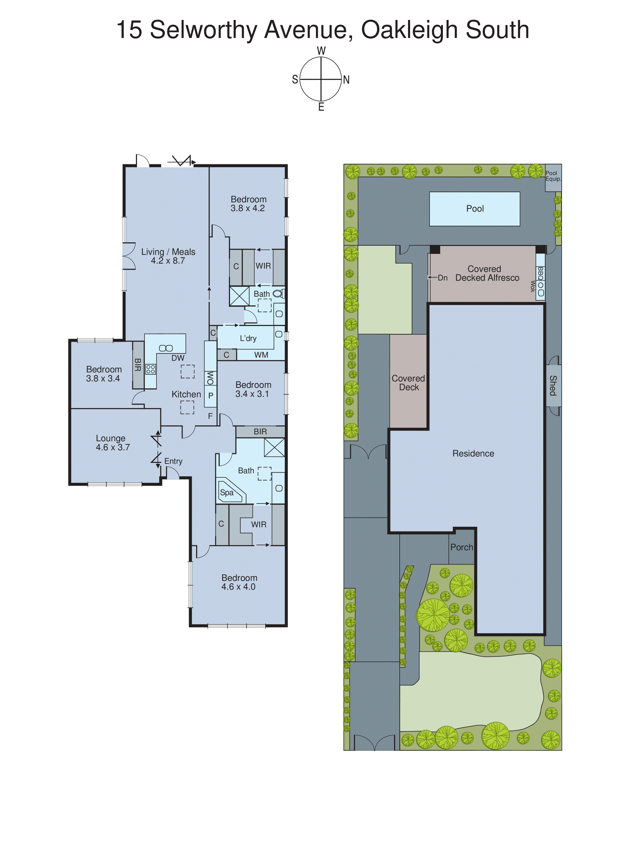 15 Selworthy Avenue, Oakleigh South VIC 3167 - Floorplan