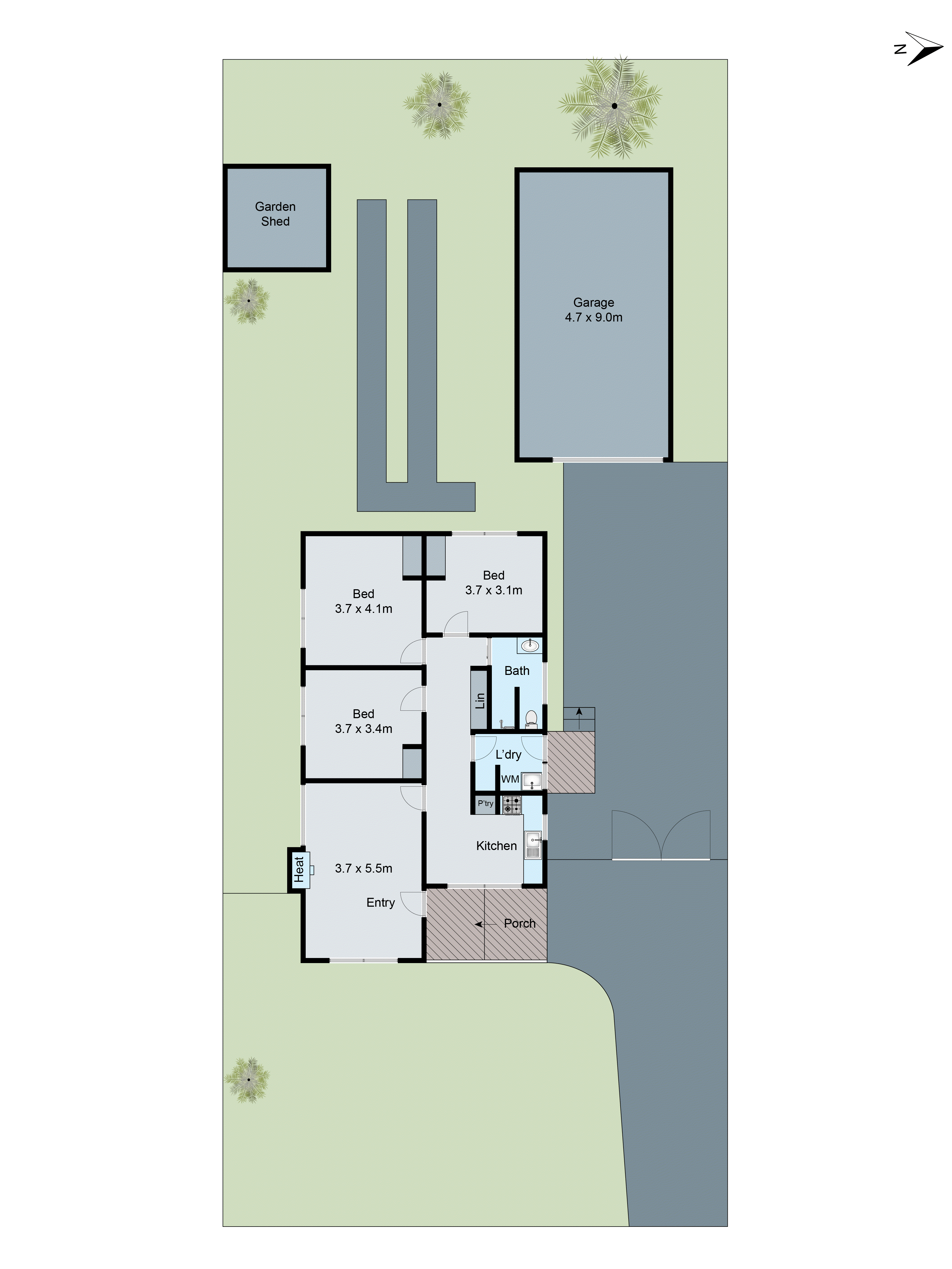 15 Staverly Road, Herne Hill VIC 3218 - Floorplan
