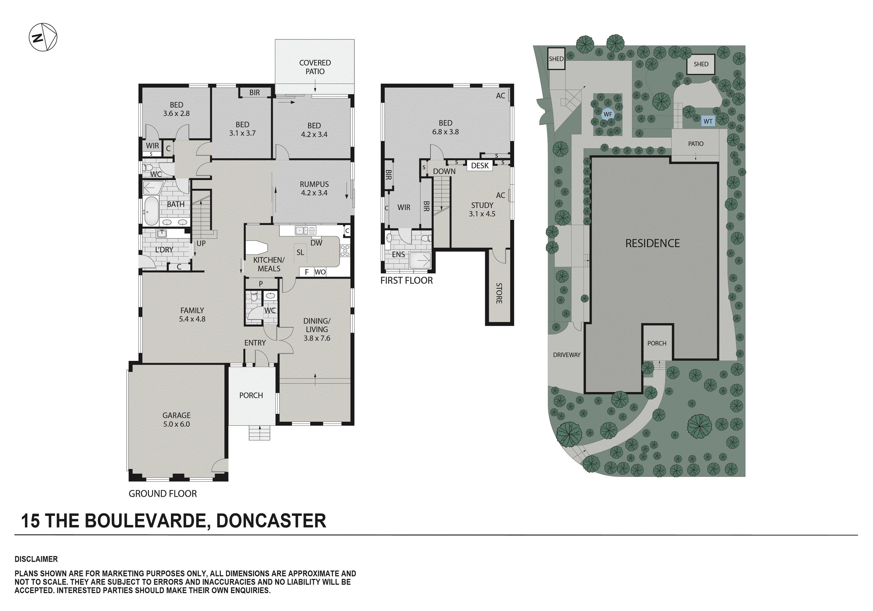 15 The Boulevarde, Doncaster VIC 3108 - Floorplan