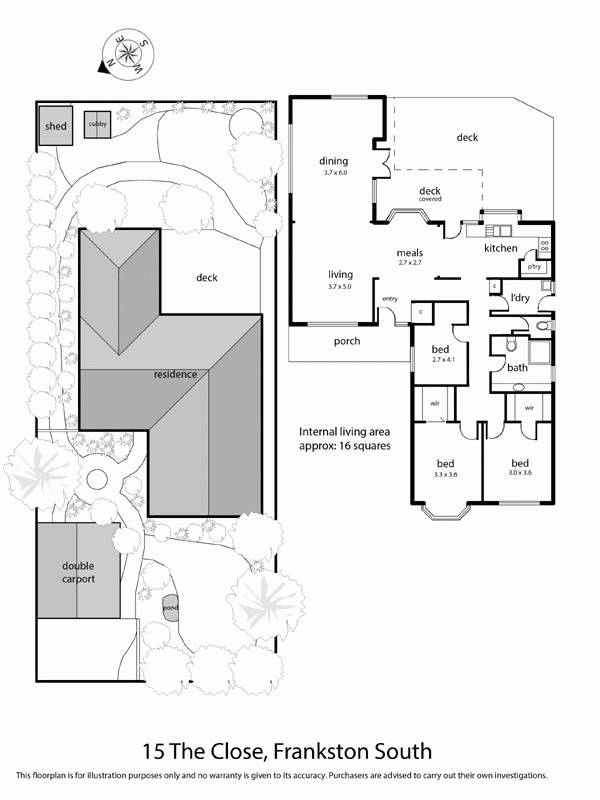 15 The Close, FRANKSTON SOUTH VIC 3199 - Floorplan