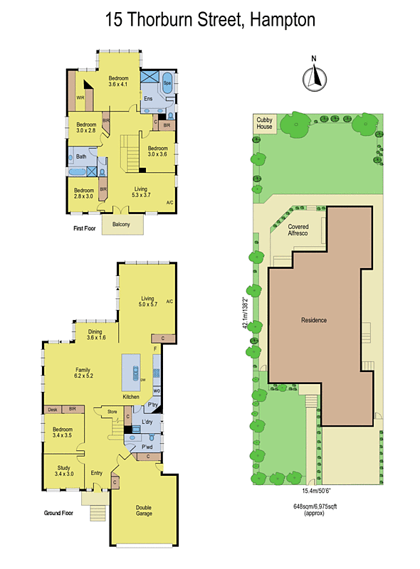 15 Thorburn Street, Hampton VIC 3188 - Floorplan