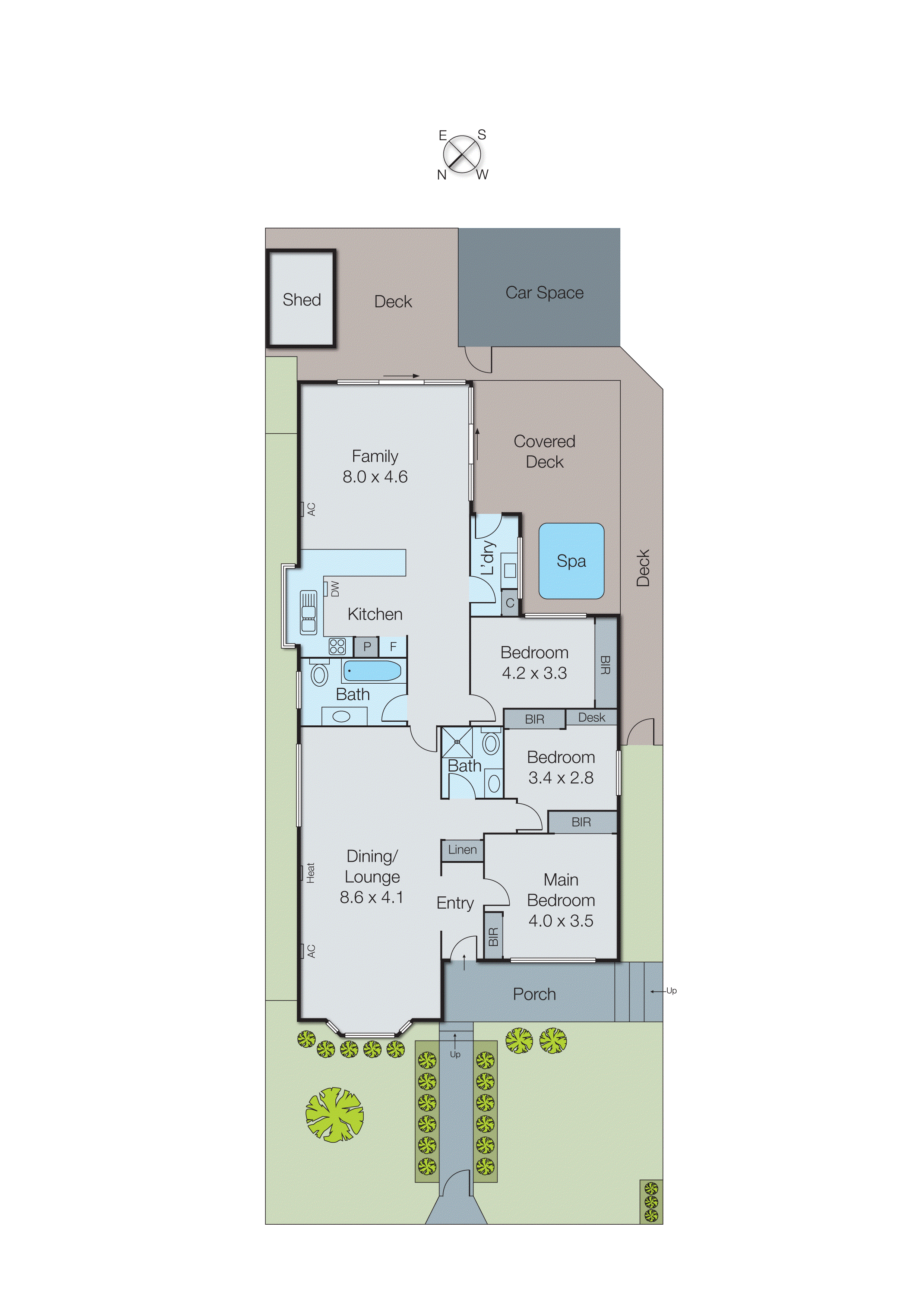 1/50 Eulinga Avenue, Aspendale VIC 3195 - Floorplan