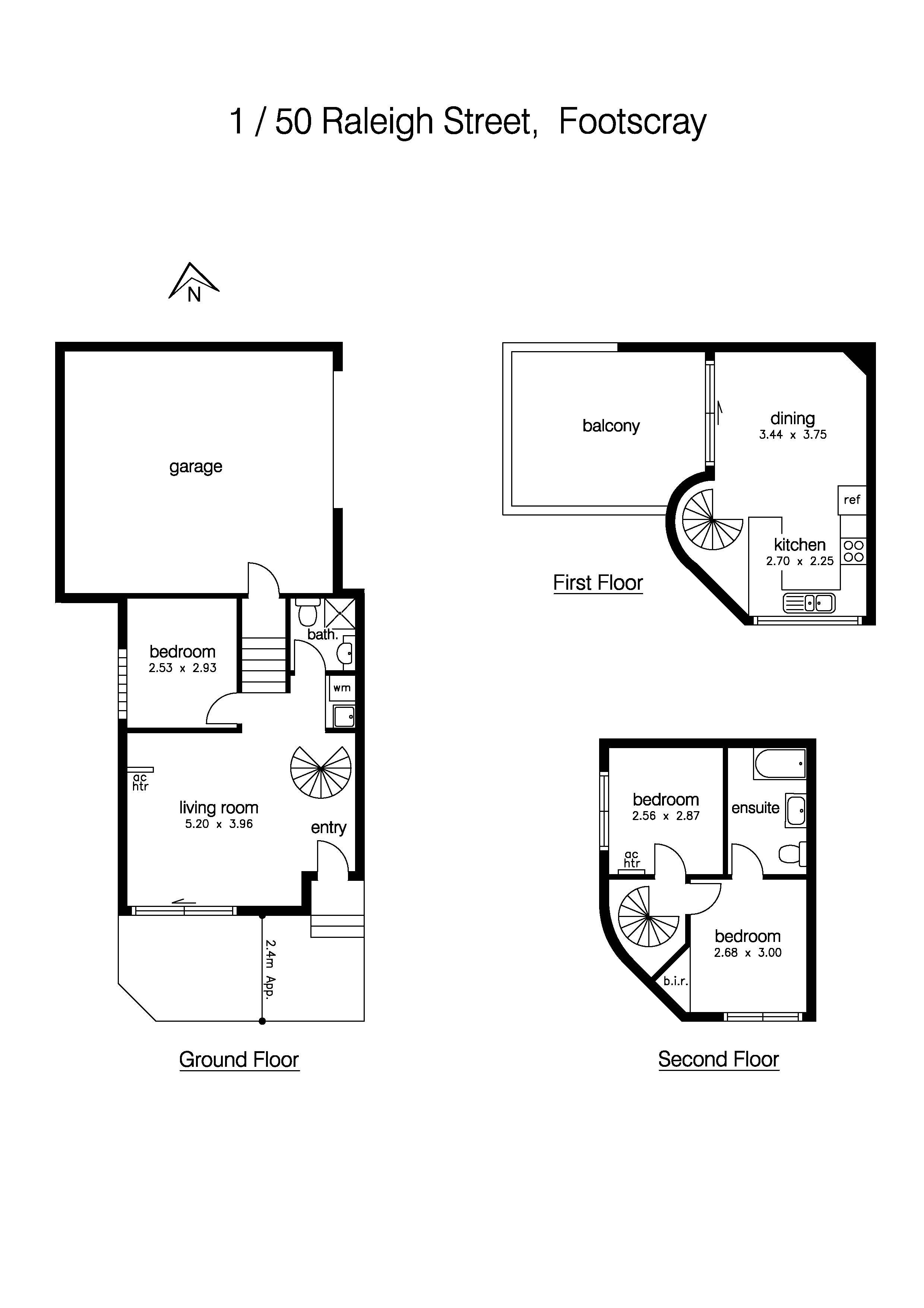 1/50 Raleigh Street, FOOTSCRAY VIC 3011 - Floorplan