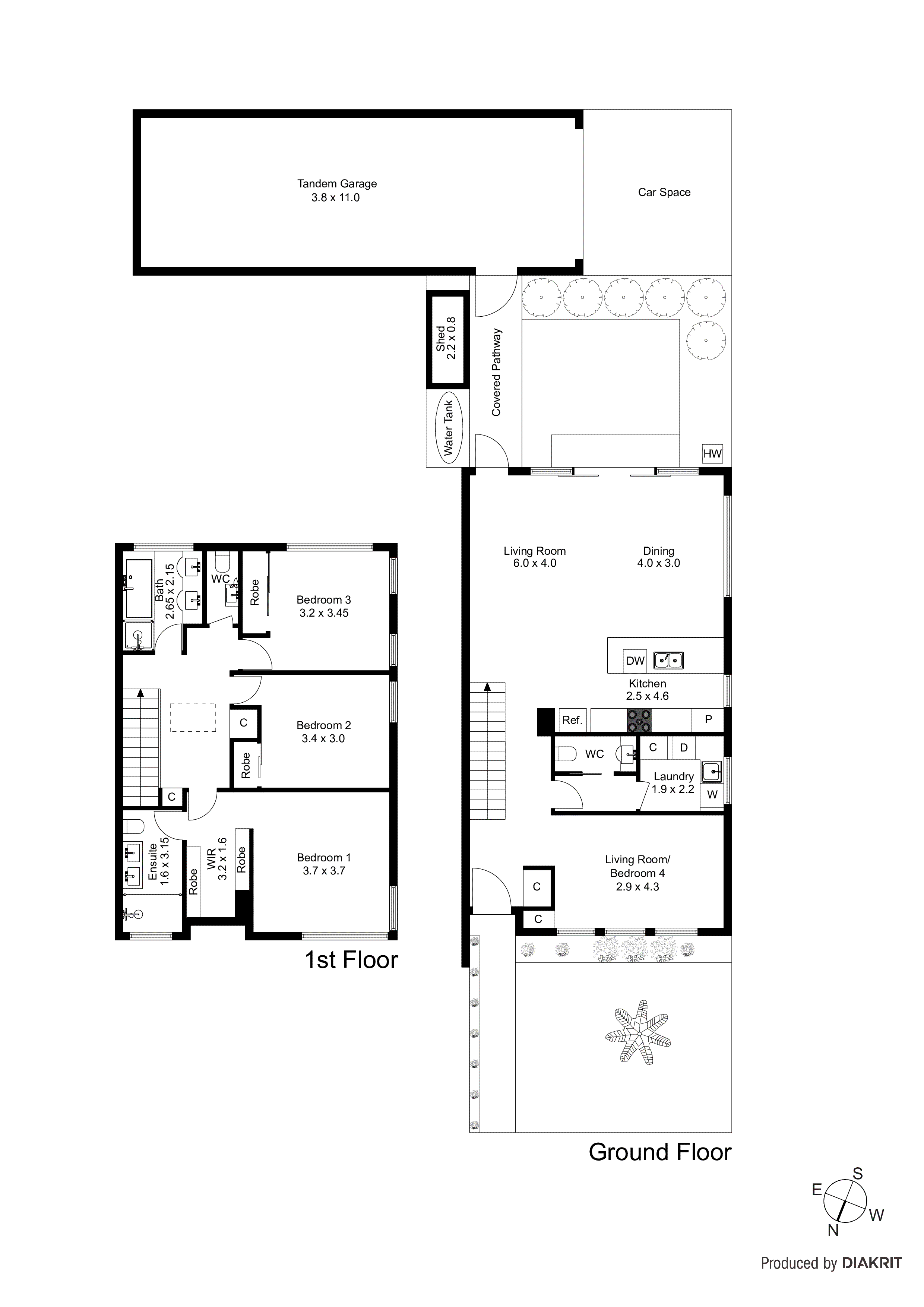 1/50 Woodbine Grove, Chelsea VIC 3196 - Floorplan