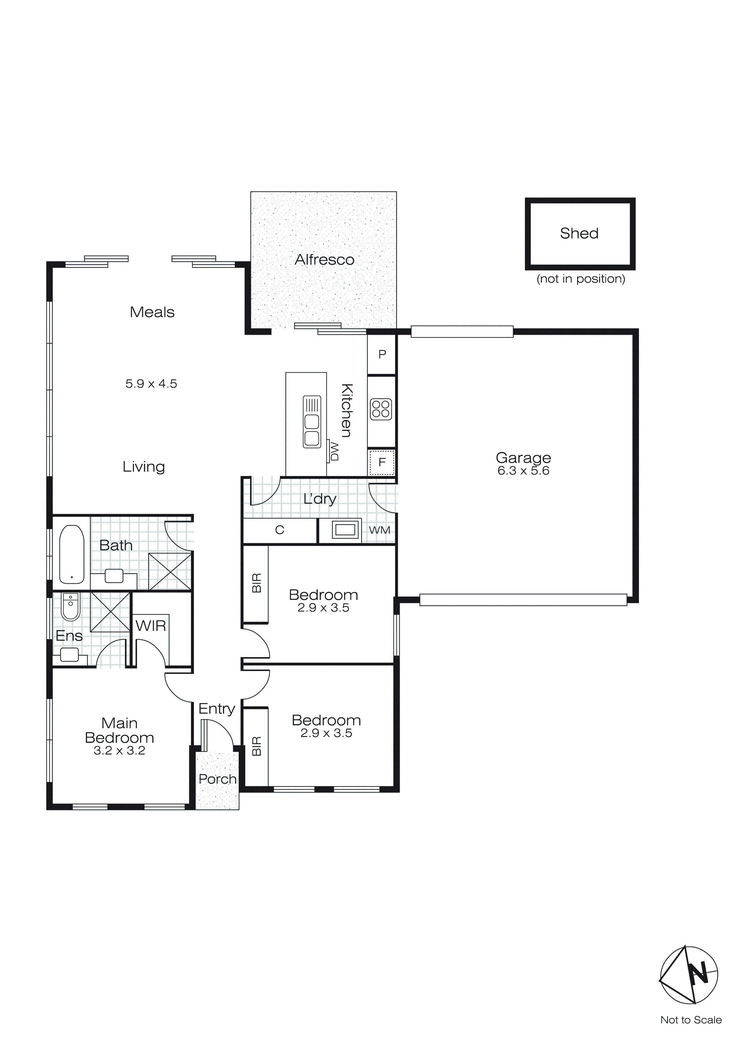 1/501 Leith Street, Redan VIC 3350 - Floorplan