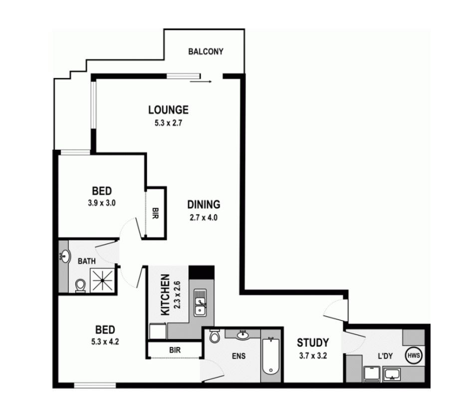 1501/33 City Road, SOUTHBANK VIC 3006 - Floorplan