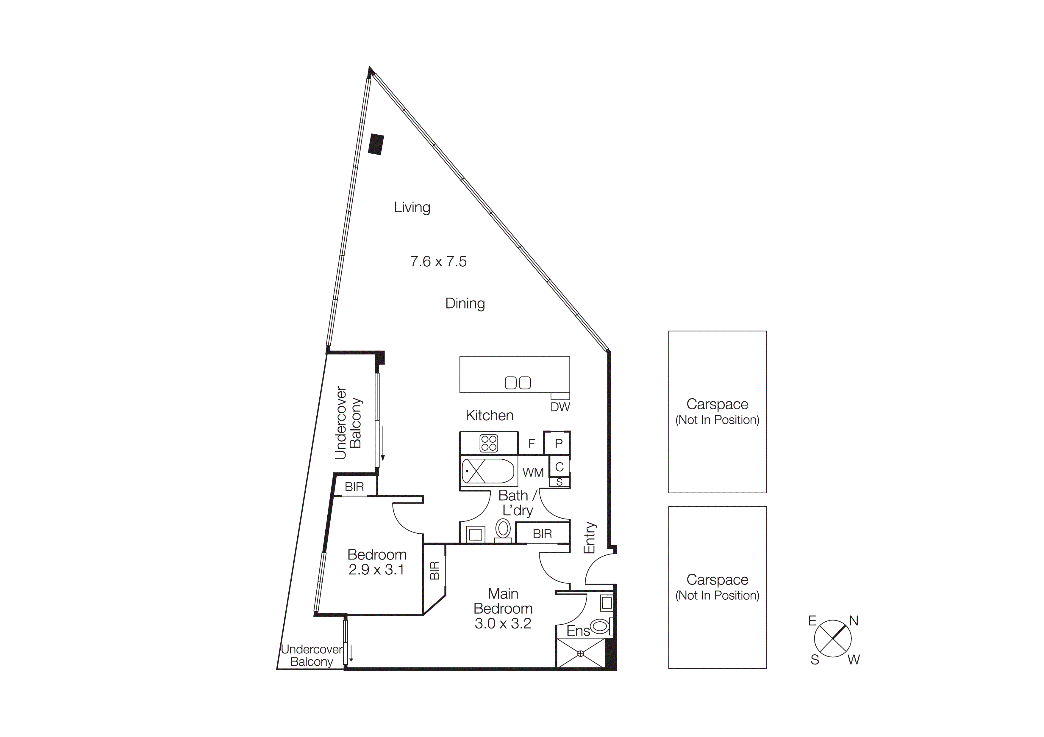 1502/18 Waterview Walk, Docklands VIC 3008 - Floorplan