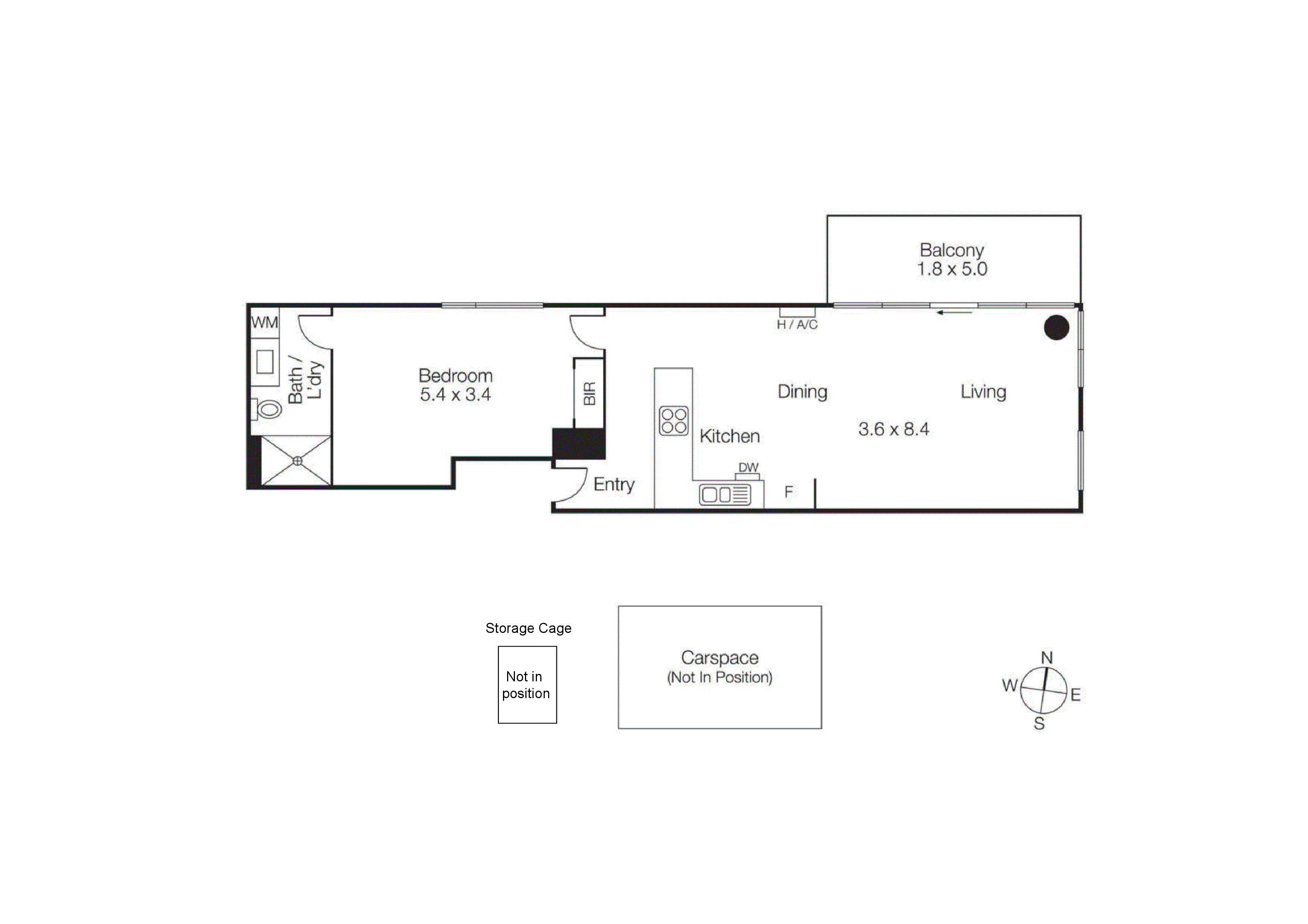 1509/83 Queens Road, Melbourne VIC 3004 - Floorplan