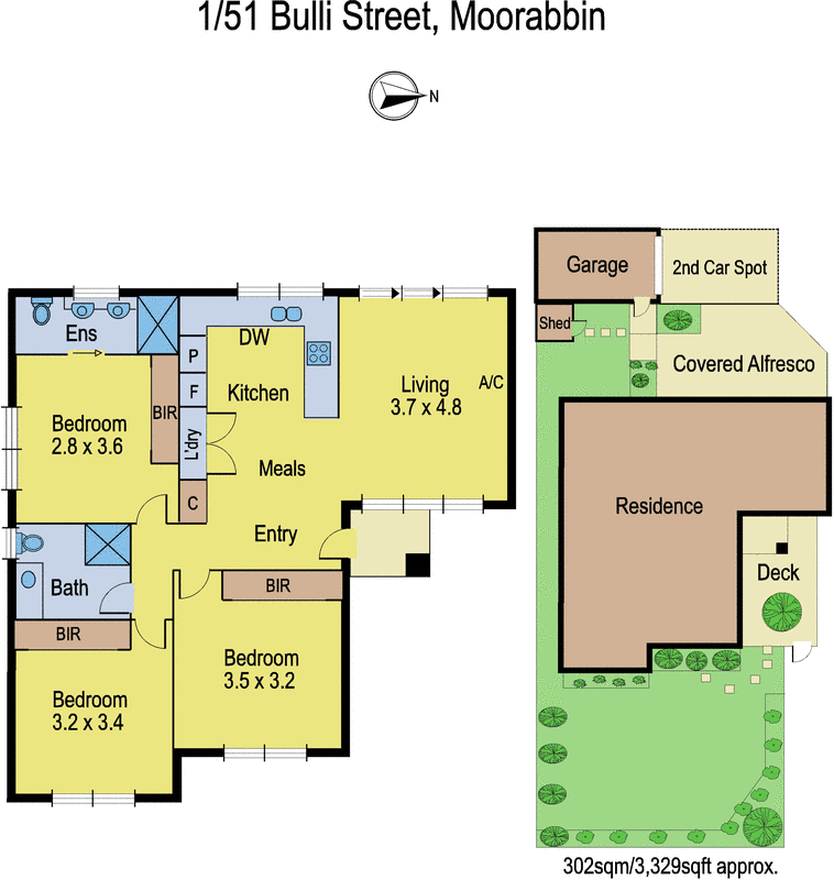 1/51 Bulli Street, Moorabbin VIC 3189 - Floorplan