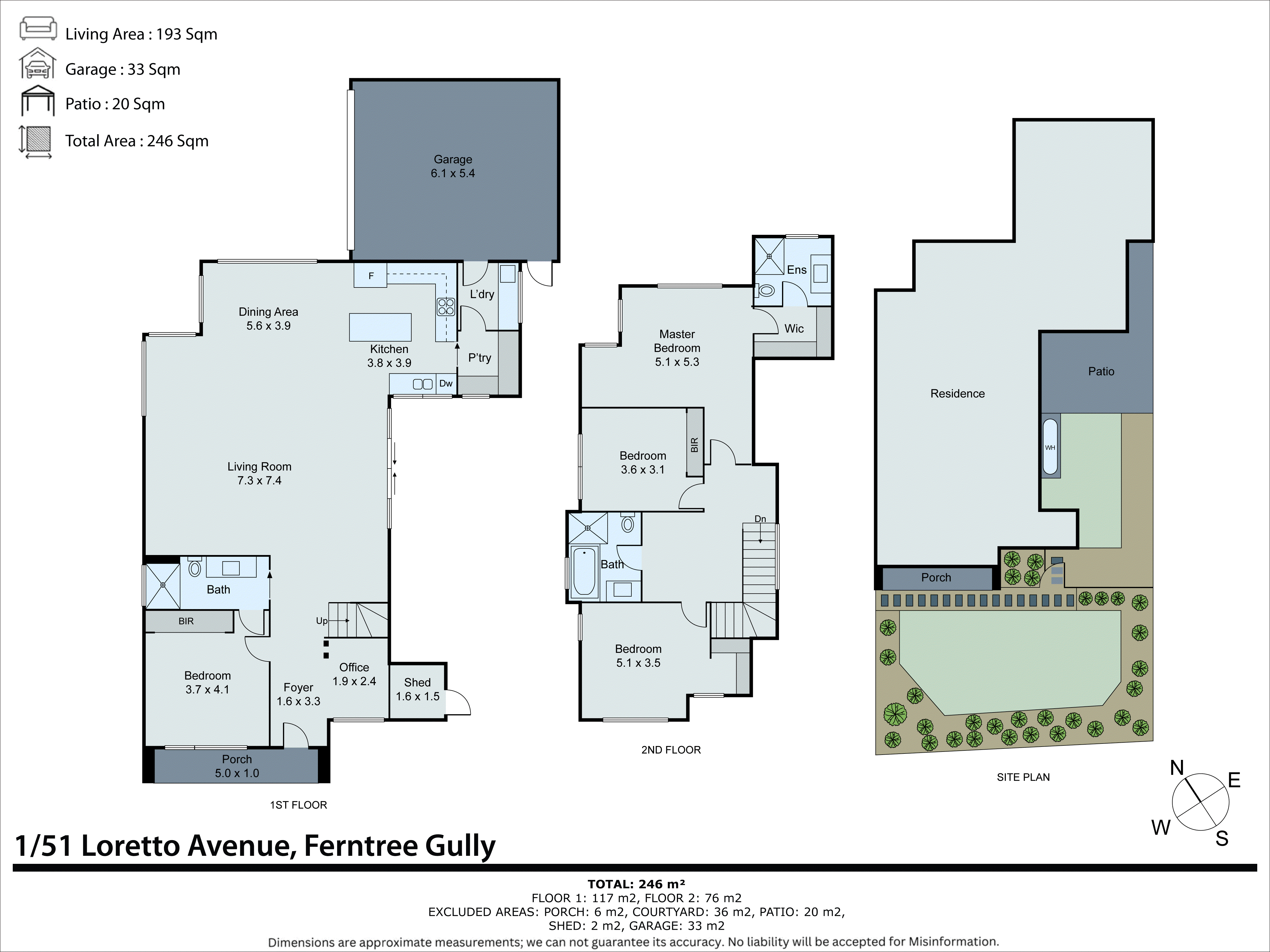1/51 Loretto Avenue, Ferntree Gully VIC 3156 - Floorplan
