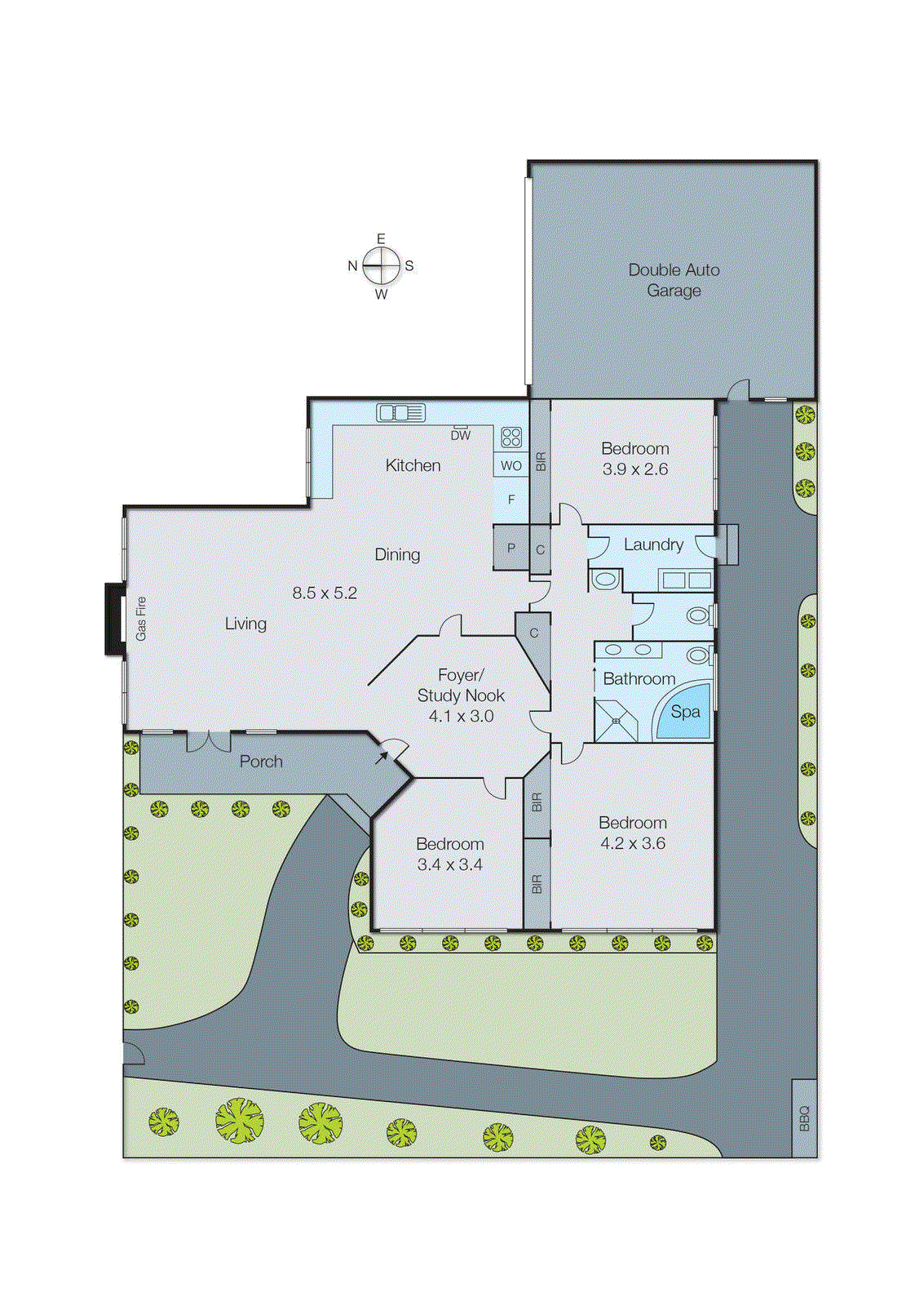 1/510 Bluff Road, Hampton VIC 3188 - Floorplan