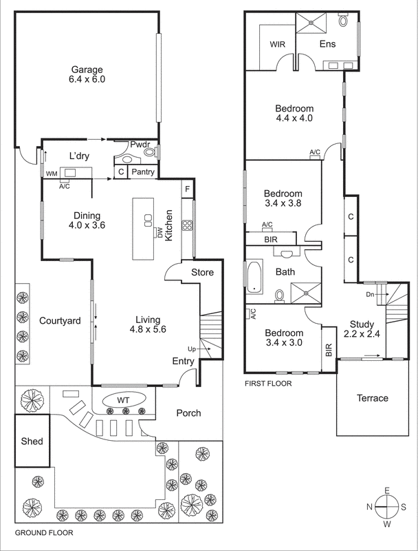 1/514 Bluff Road, Hampton VIC 3188 - Floorplan