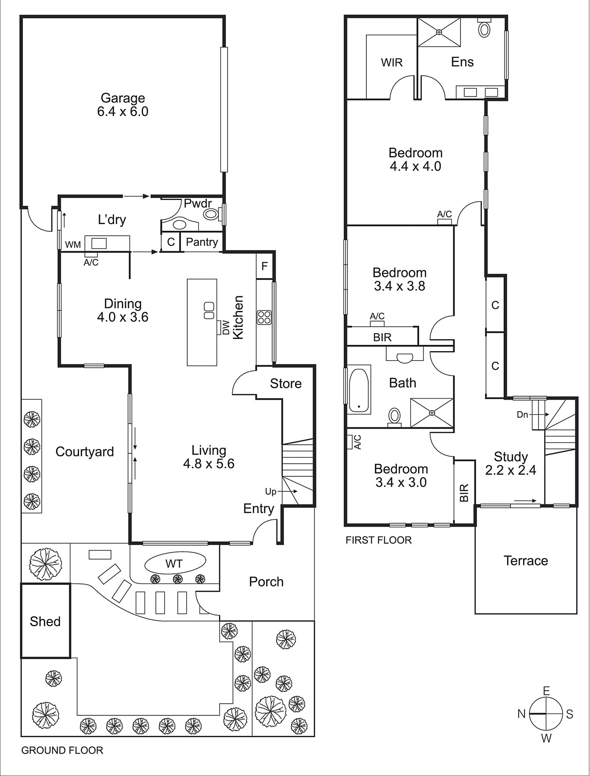 1/514 Bluff Road, Hampton VIC 3188 - Floorplan