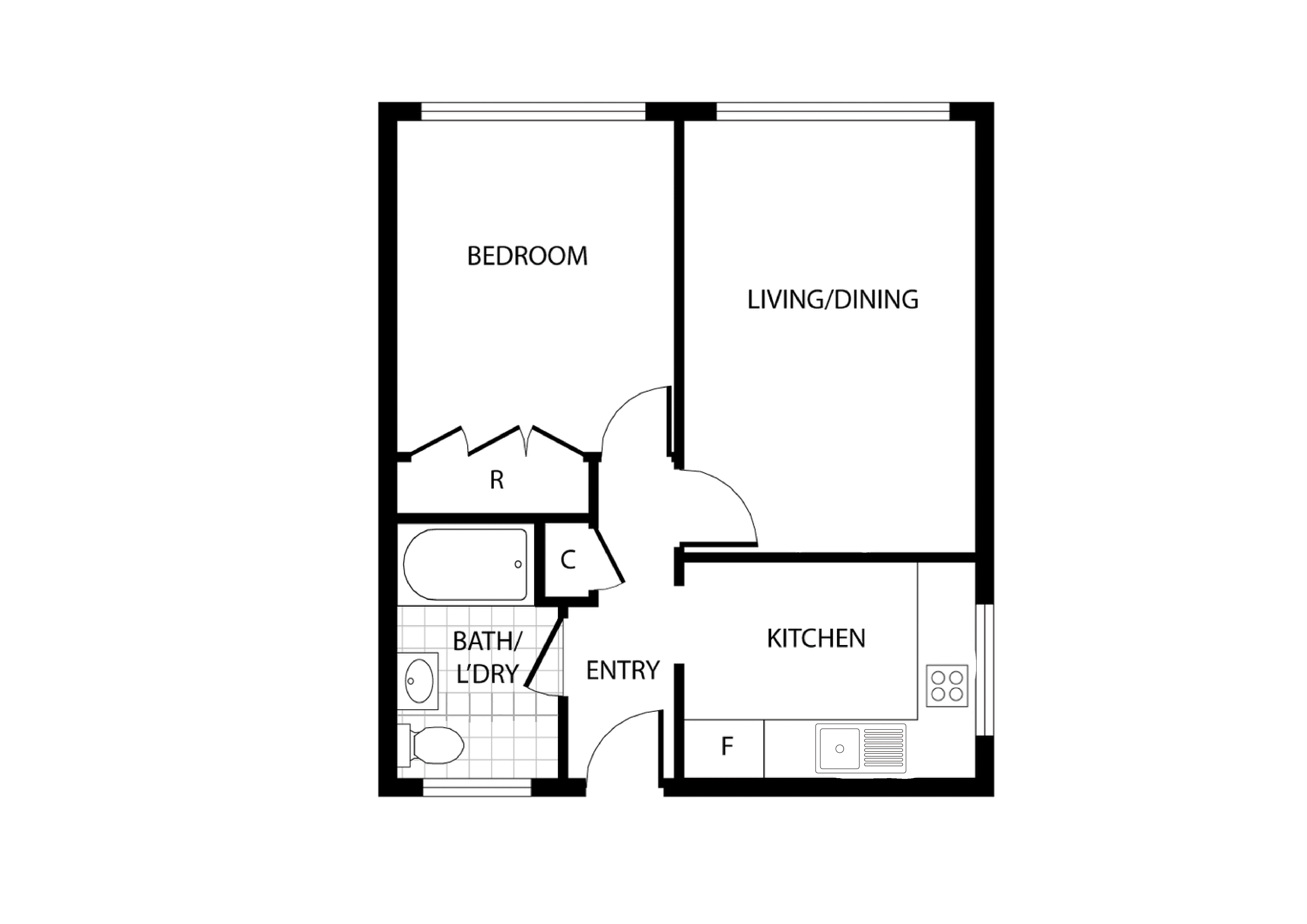15/14 Crimea Street, St Kilda VIC 3182 - Floorplan