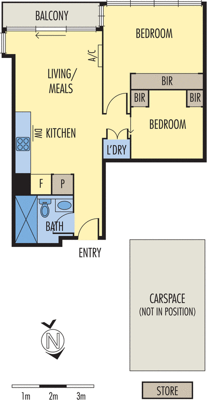 1514/50 Albert Road, South Melbourne VIC 3205 - Floorplan