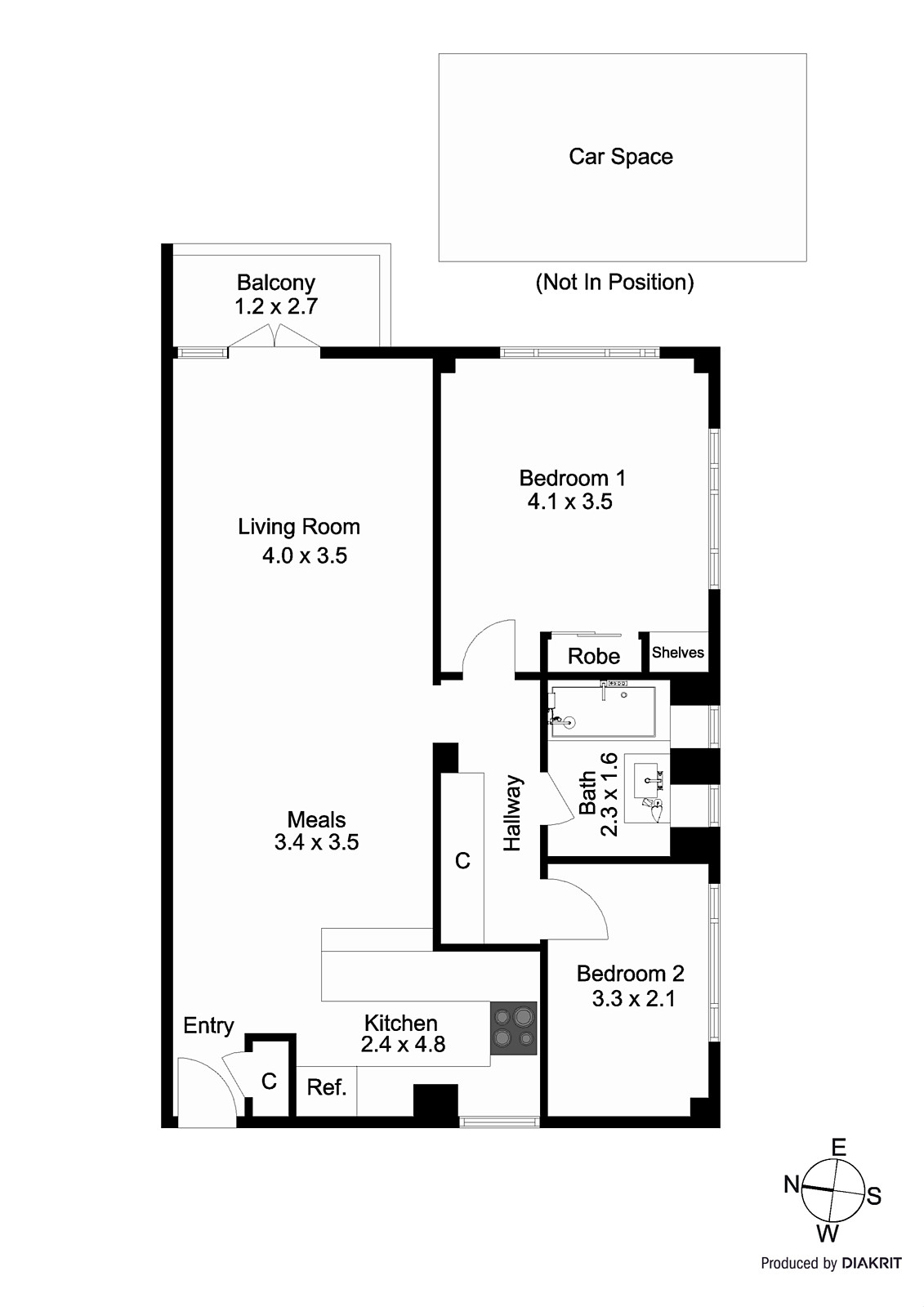 15/16a Chapel Street, St Kilda VIC 3182 - Floorplan