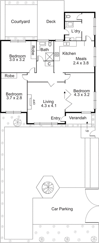 1/51A Wickham Road, Hampton East VIC 3188 - Floorplan
