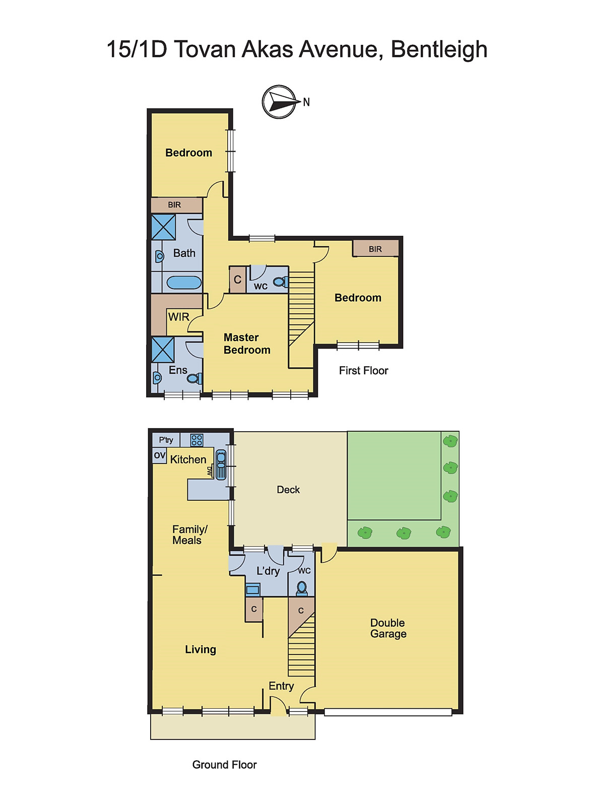 15/1D Tovan Akas Avenue, Bentleigh VIC 3204 - Floorplan