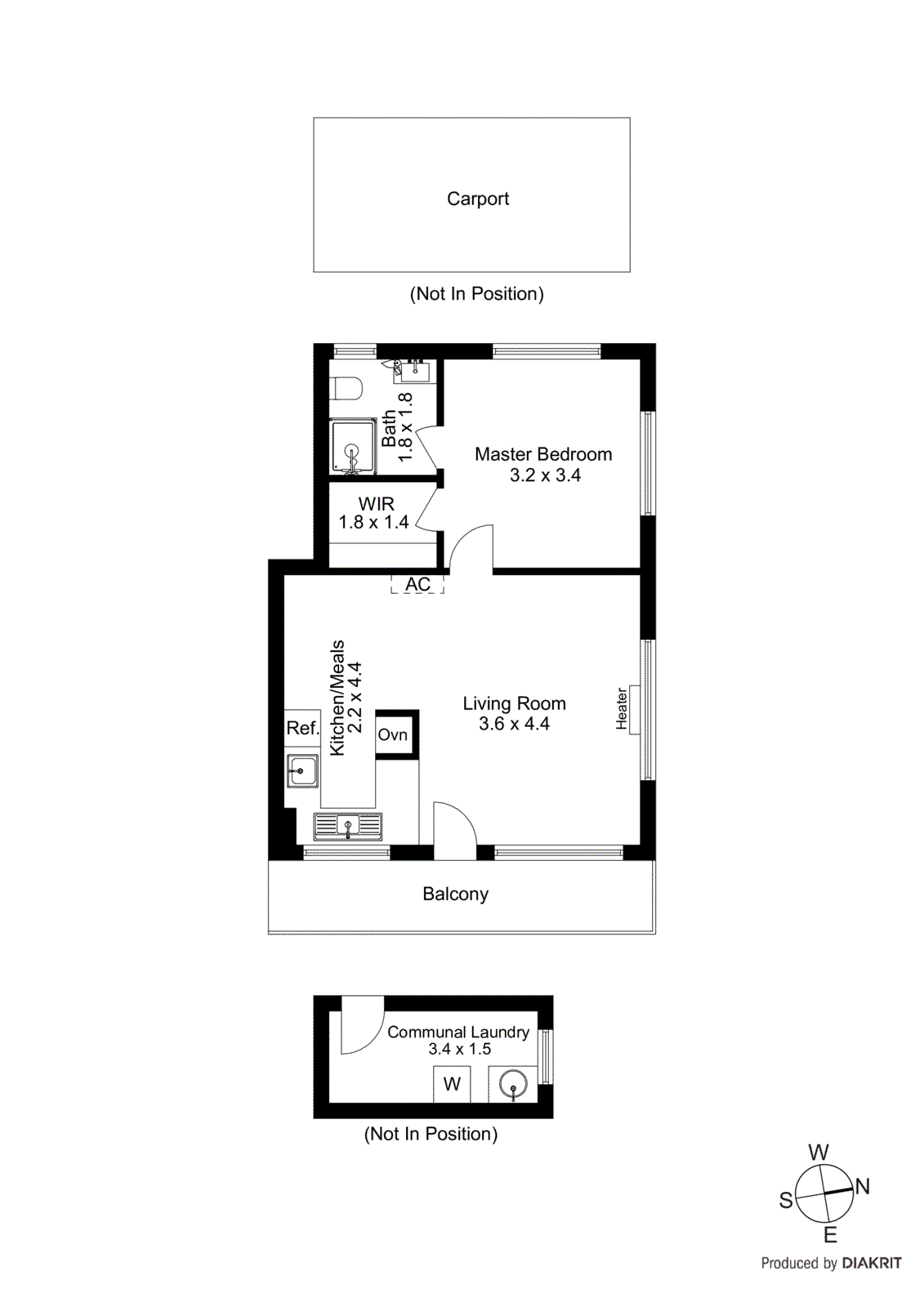 15/2-4 Salmon Street, Mentone VIC 3194 - Floorplan
