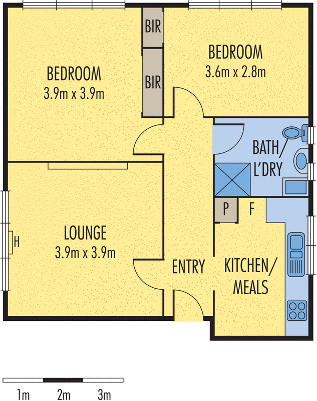 1/52 Canterbury Road, Middle Park VIC 3206 - Floorplan