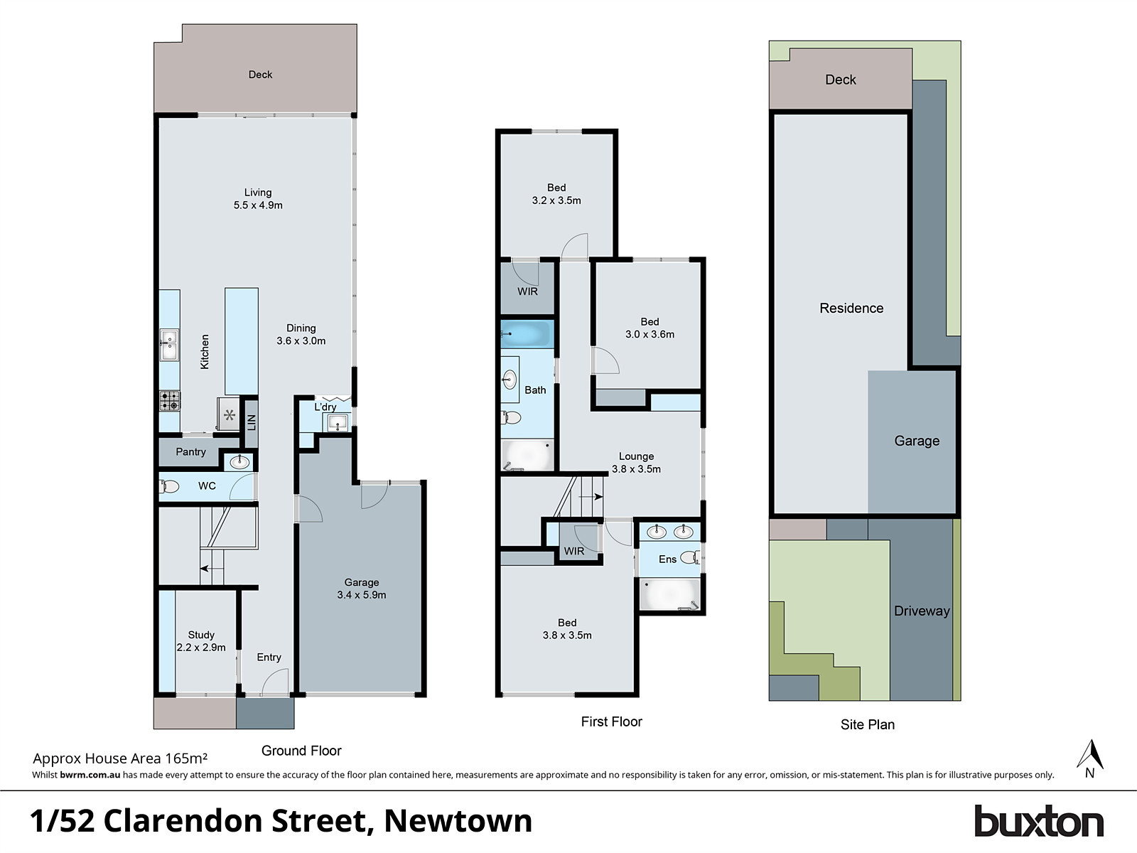 1/52 Clarendon Street, Newtown VIC 3220 - Floorplan