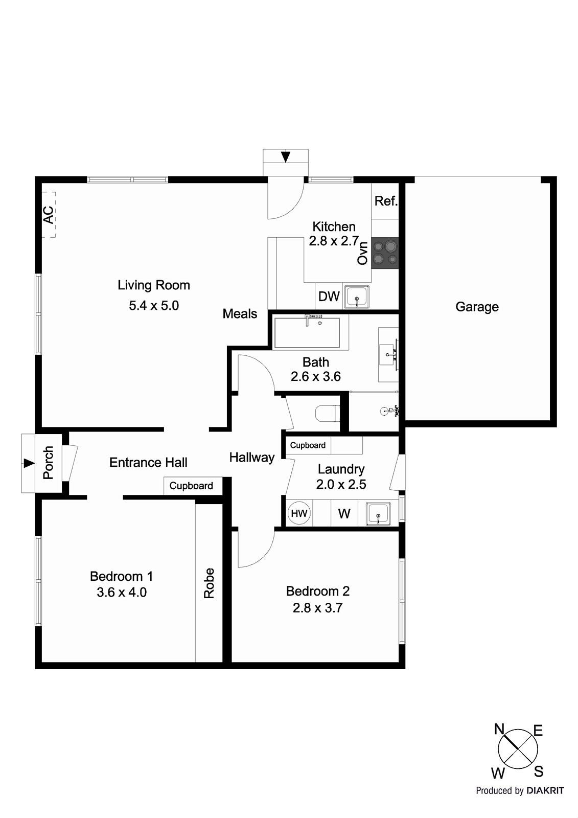 1/52 Ebden Avenue, Black Rock VIC 3193 - Floorplan
