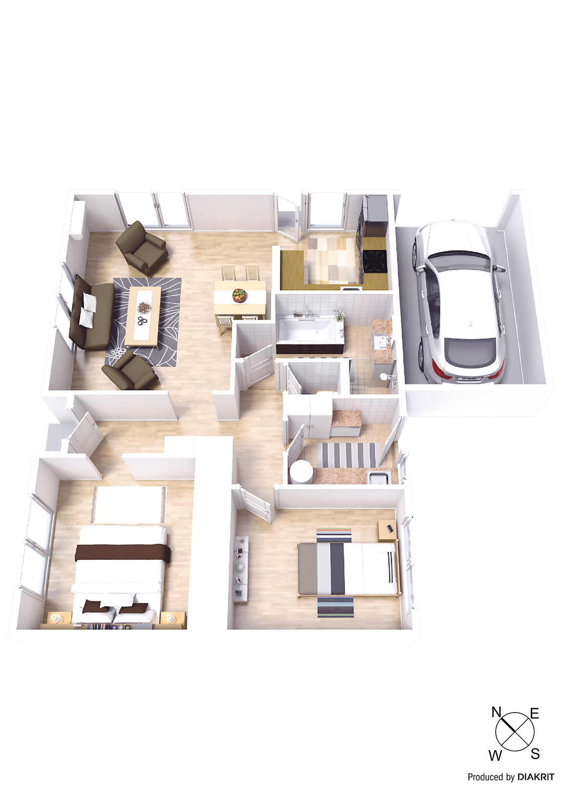 1/52 Ebden Avenue, Black Rock VIC 3193 - Floorplan