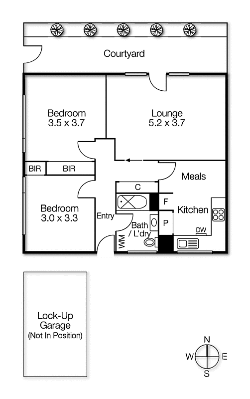 1/52 Hotham Street, St Kilda East VIC 3183 - Floorplan