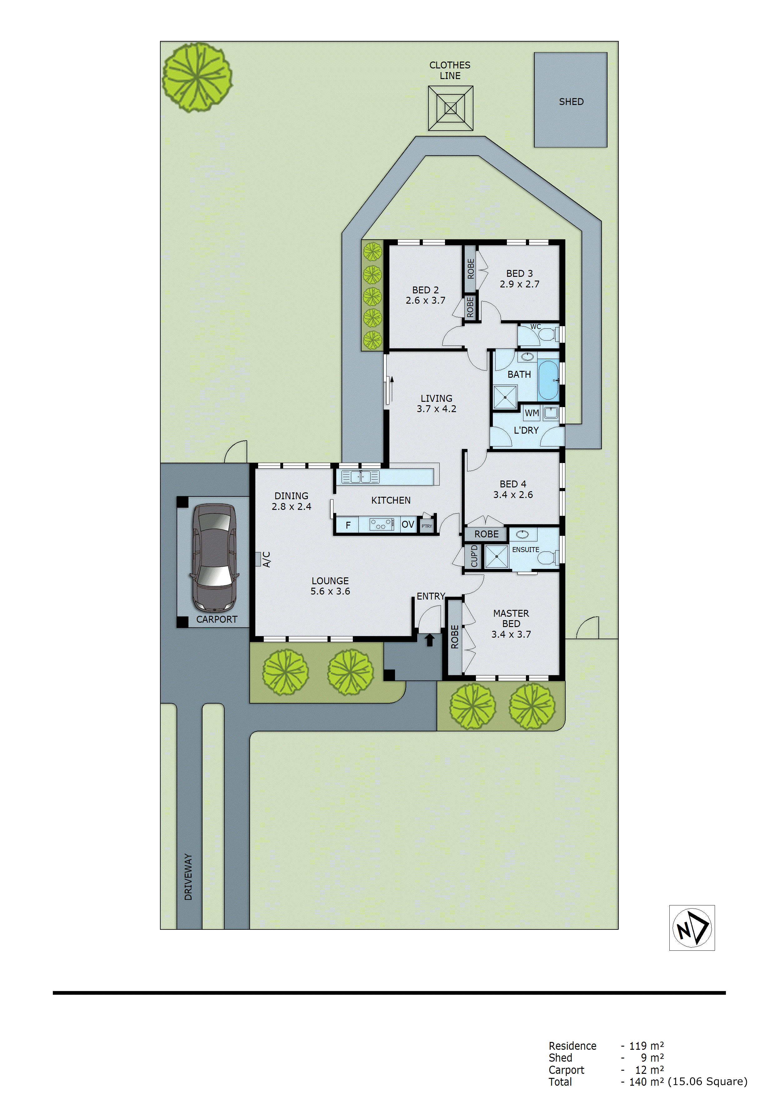 152 Howard Road, Dingley Village VIC 3172 - Floorplan