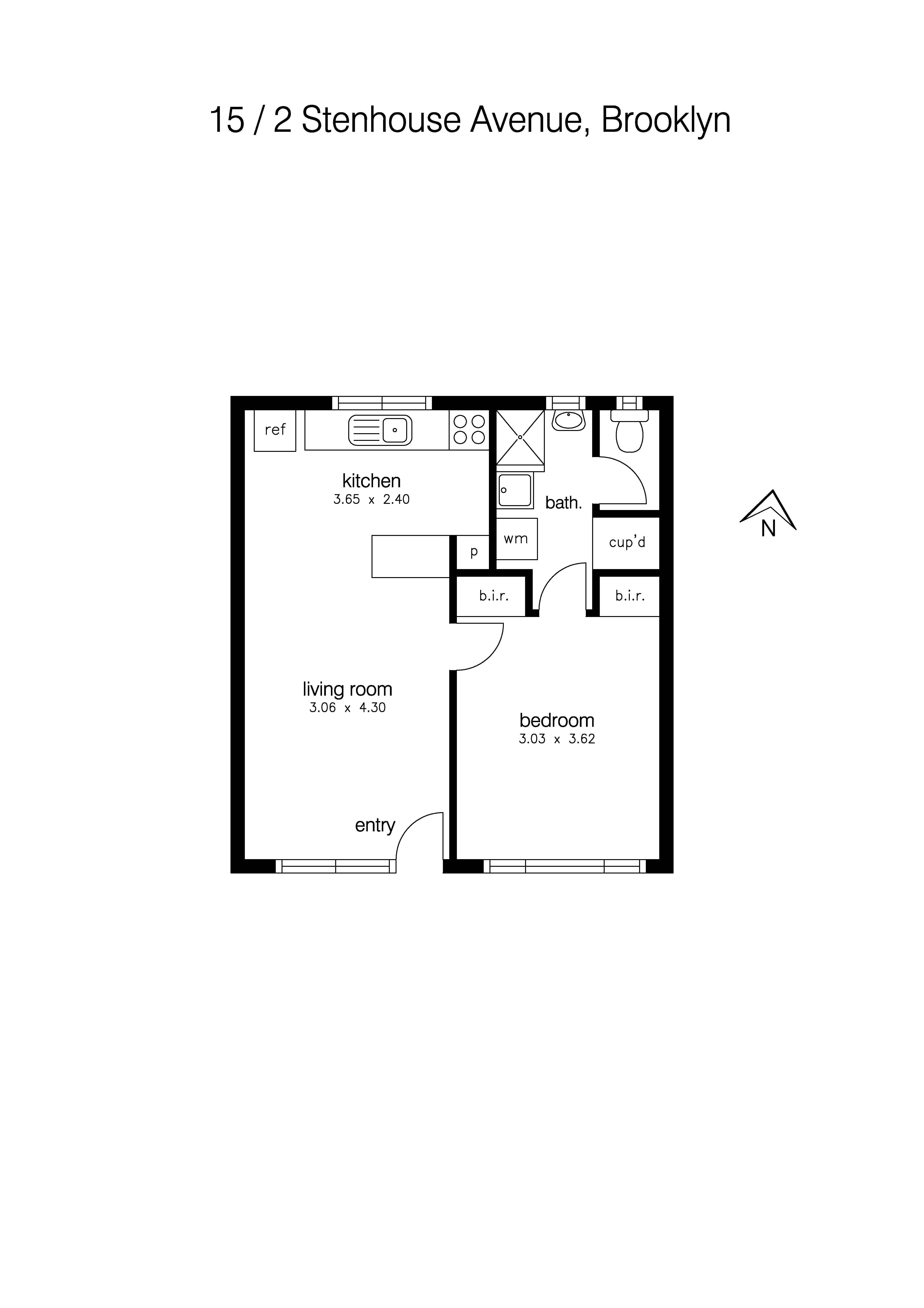 15/2 Stenhouse Avenue, BROOKLYN VIC 3012 - Floorplan