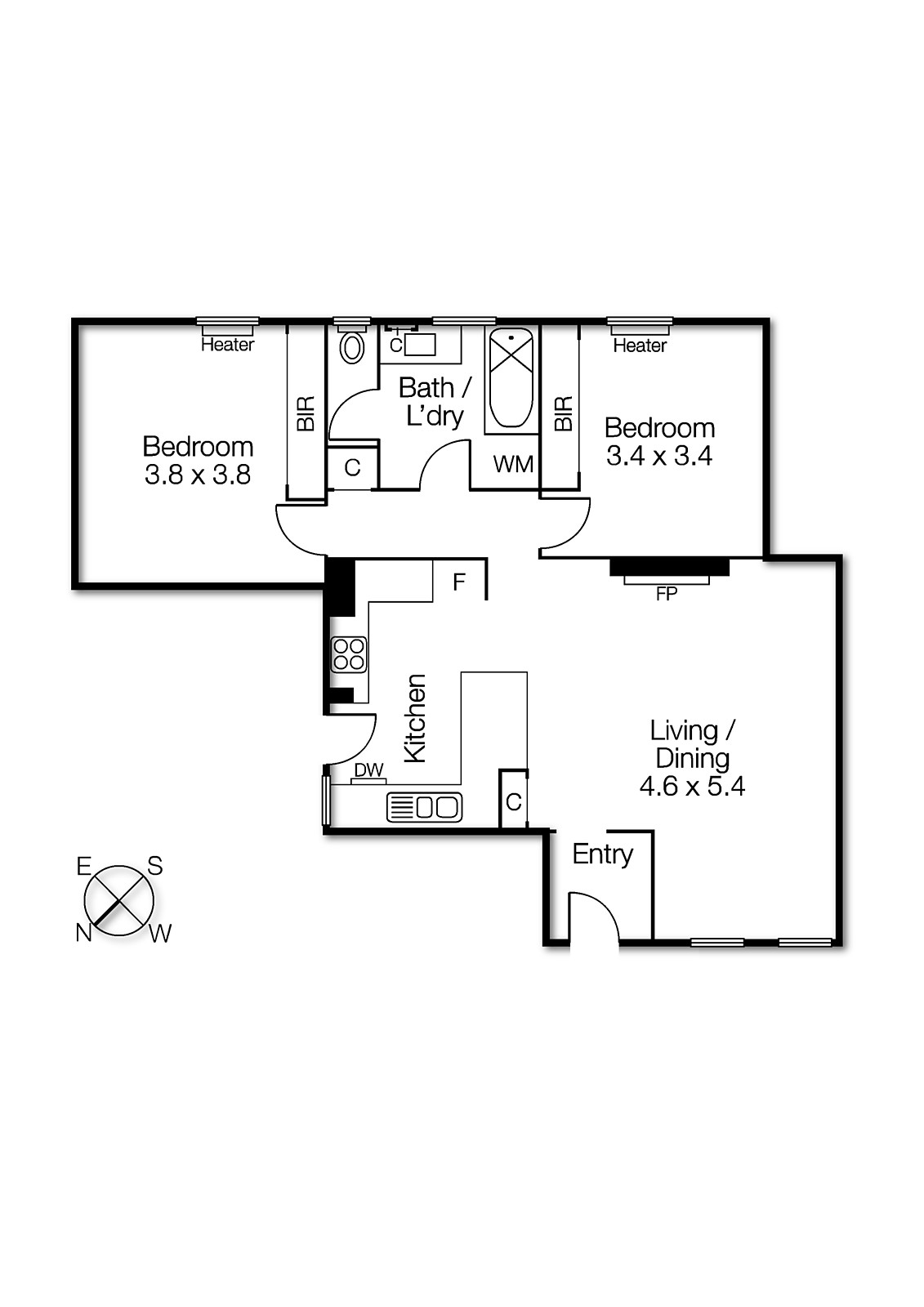 15/20 Princes Street, St Kilda VIC 3182 - Floorplan
