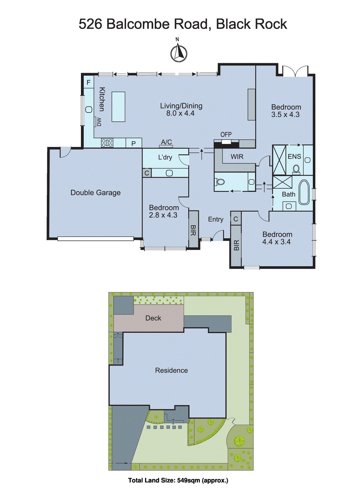 1/526 Balcombe Road, Black Rock VIC 3193 - Floorplan