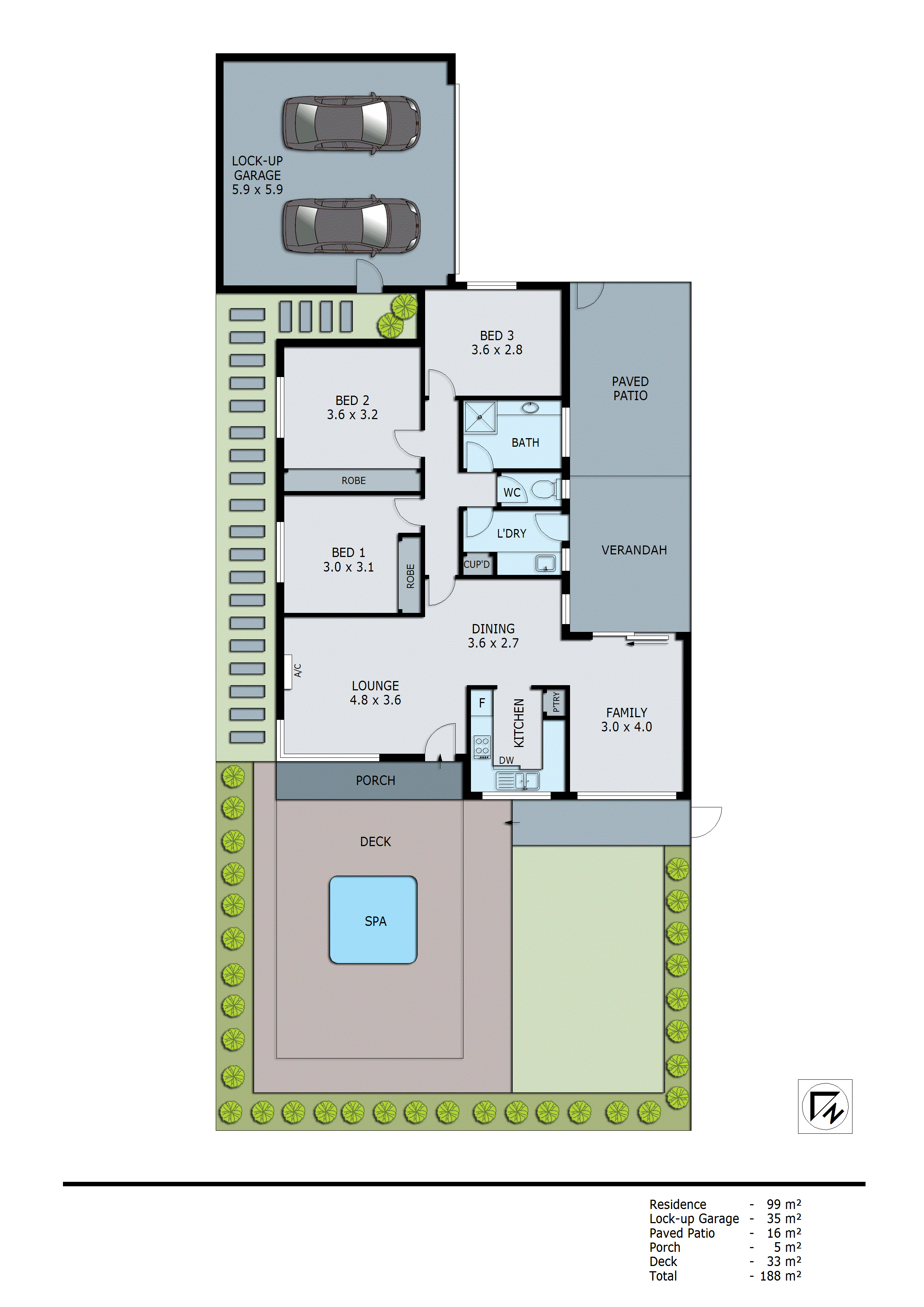 1/53-55 Centre Dandenong Road, Dingley Village VIC 3172 - Floorplan