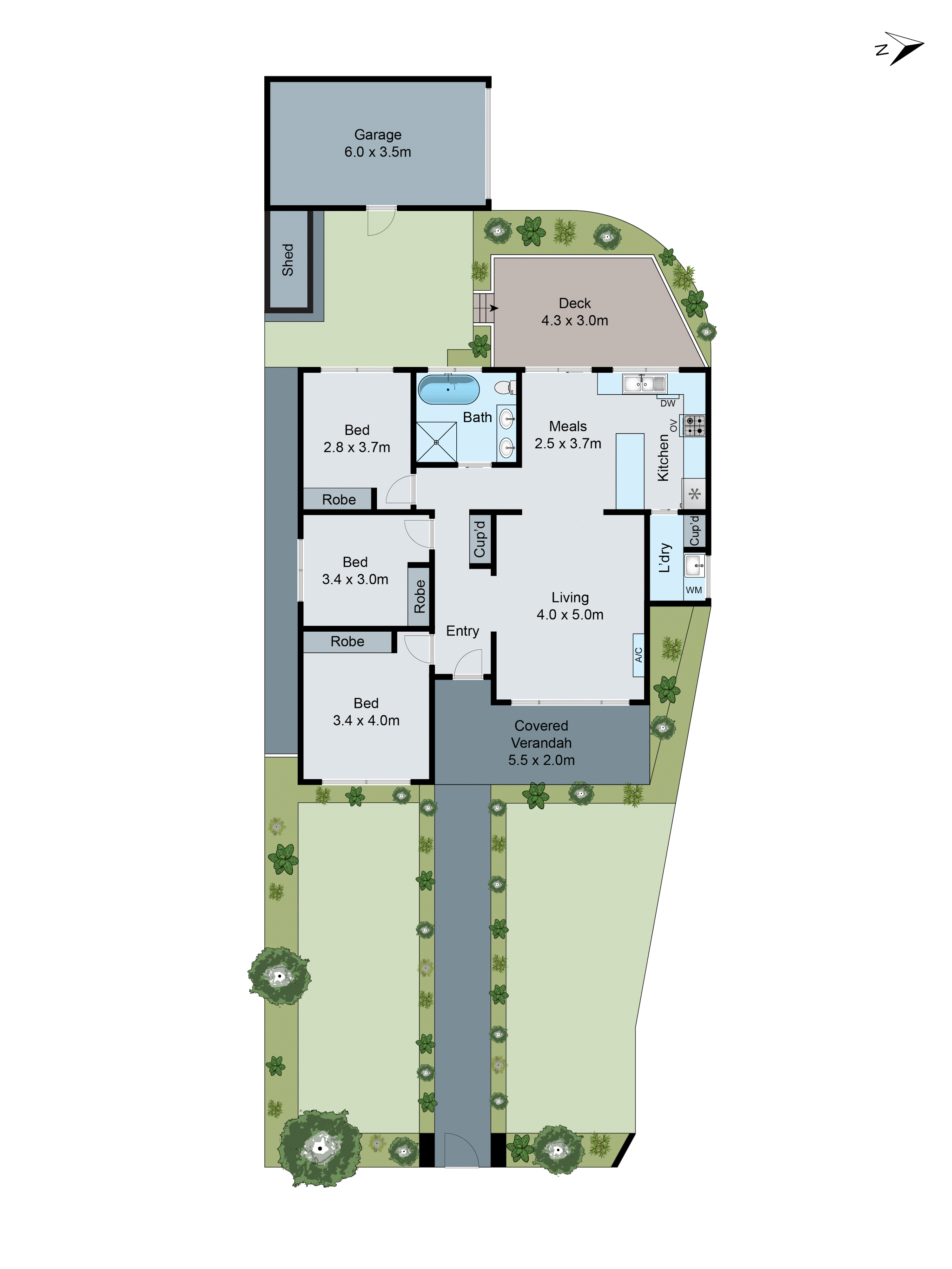 1/53 Crawford Road, Clarinda VIC 3169 - Floorplan