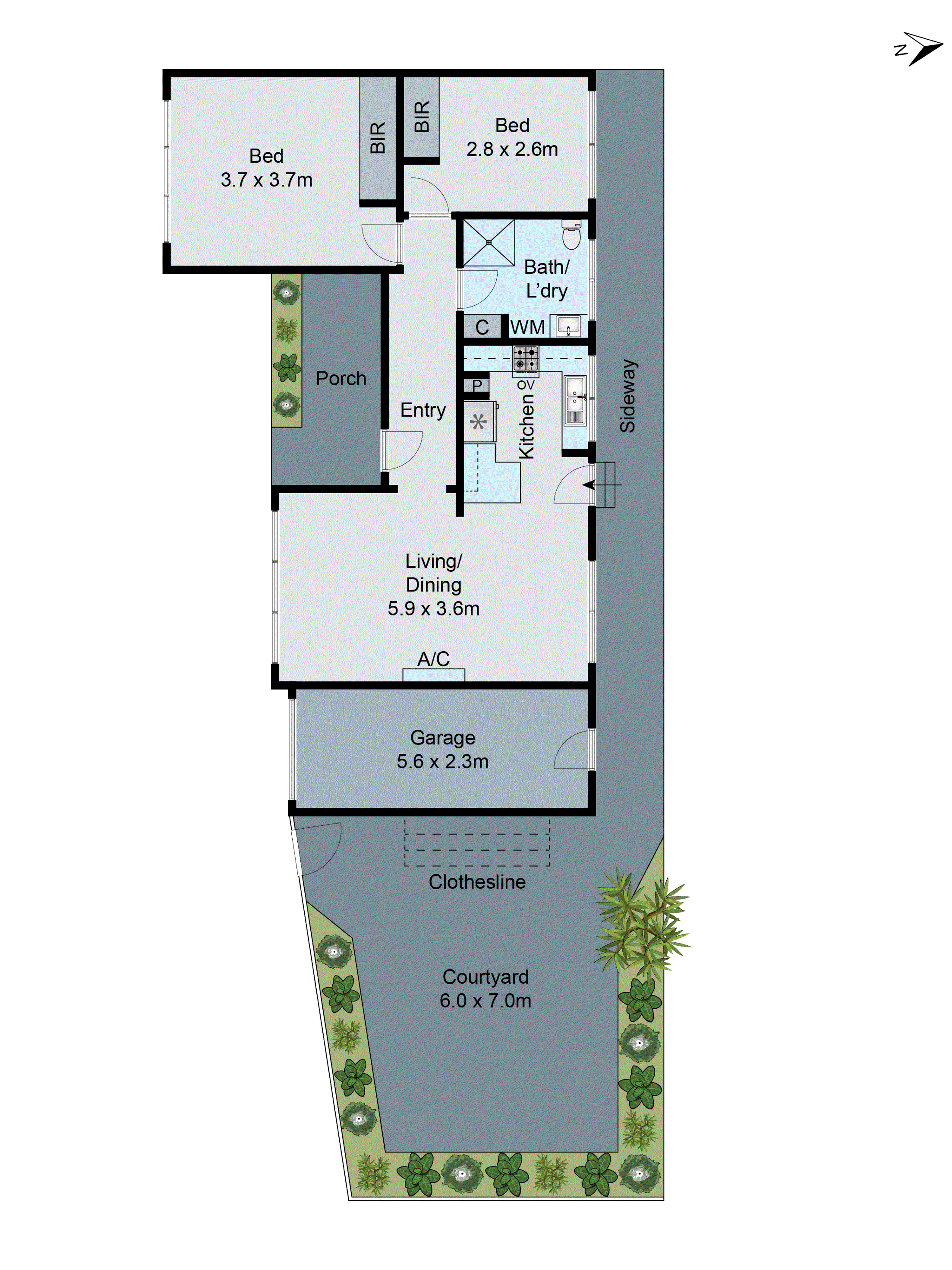 1/53 Poath Road, Murrumbeena VIC 3163 - Floorplan