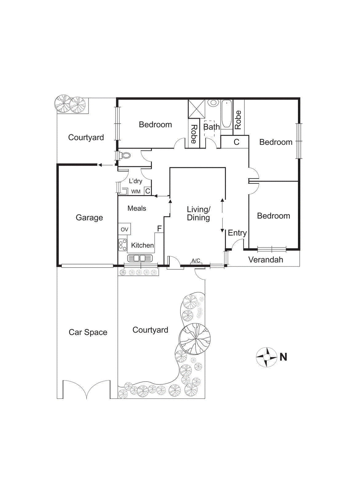 1/53 Roslyn Street, Brighton VIC 3186 - Floorplan