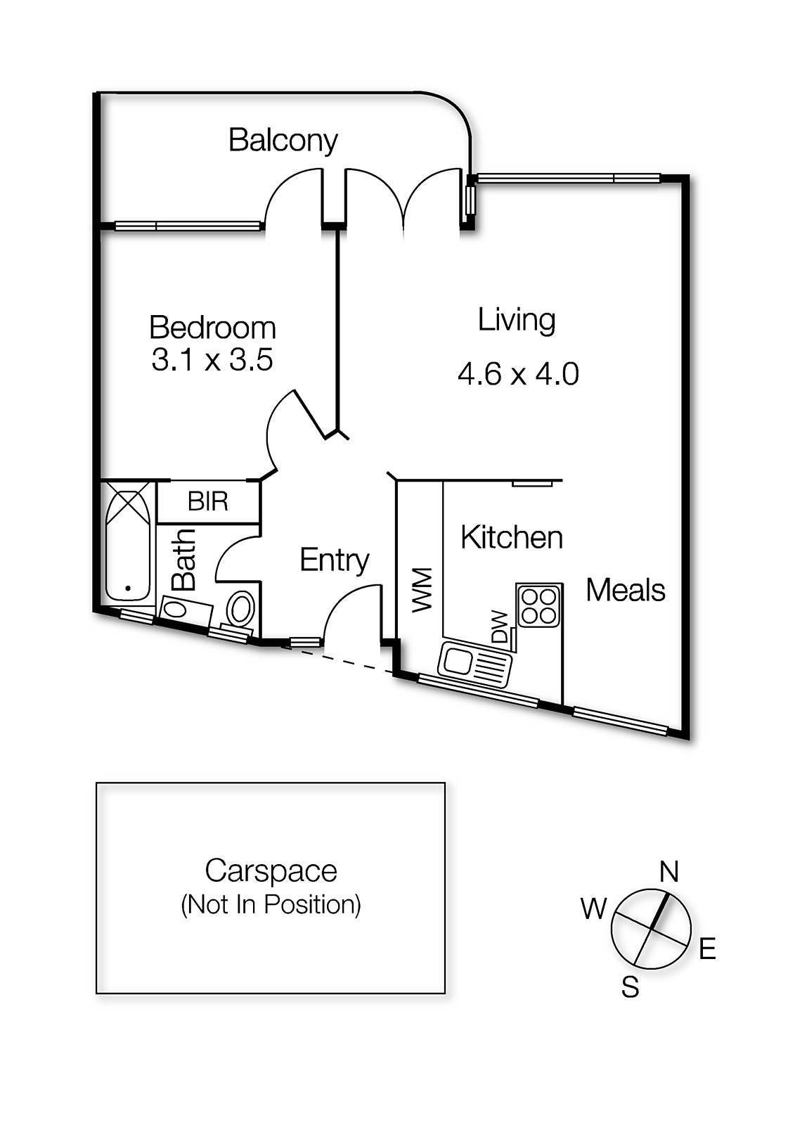 15/30 Queens Road, Melbourne VIC 3004 - Floorplan