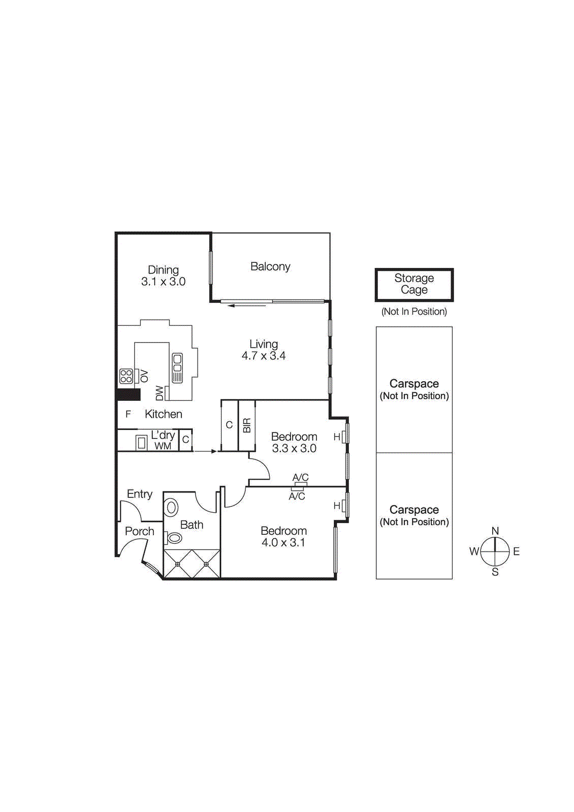 15/307 New Street, Brighton VIC 3186 - Floorplan