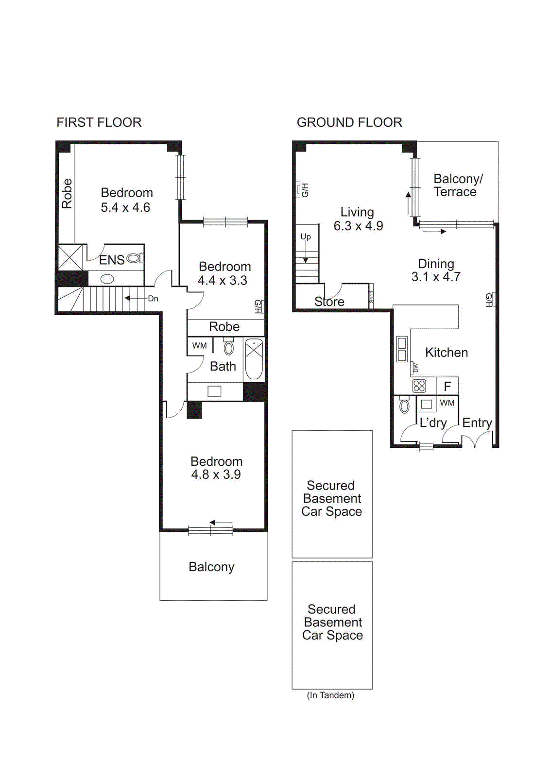 1/535 Flinders Lane, Melbourne VIC 3000 - Floorplan