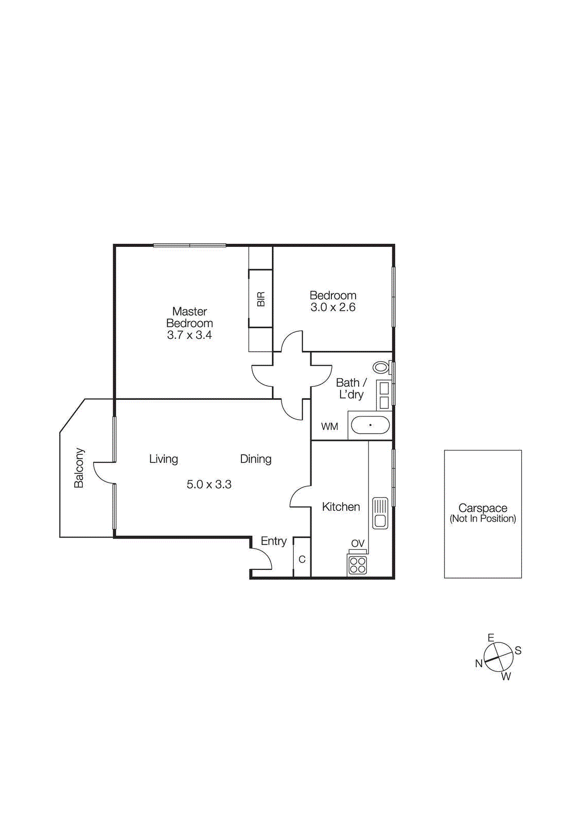 15/350 Dandenong Road, St Kilda East VIC 3183 - Floorplan