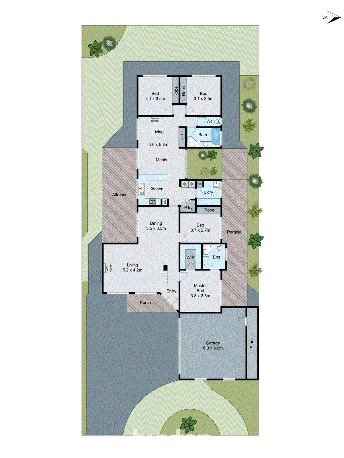 154 Church Street, Grovedale VIC 3216 - Floorplan