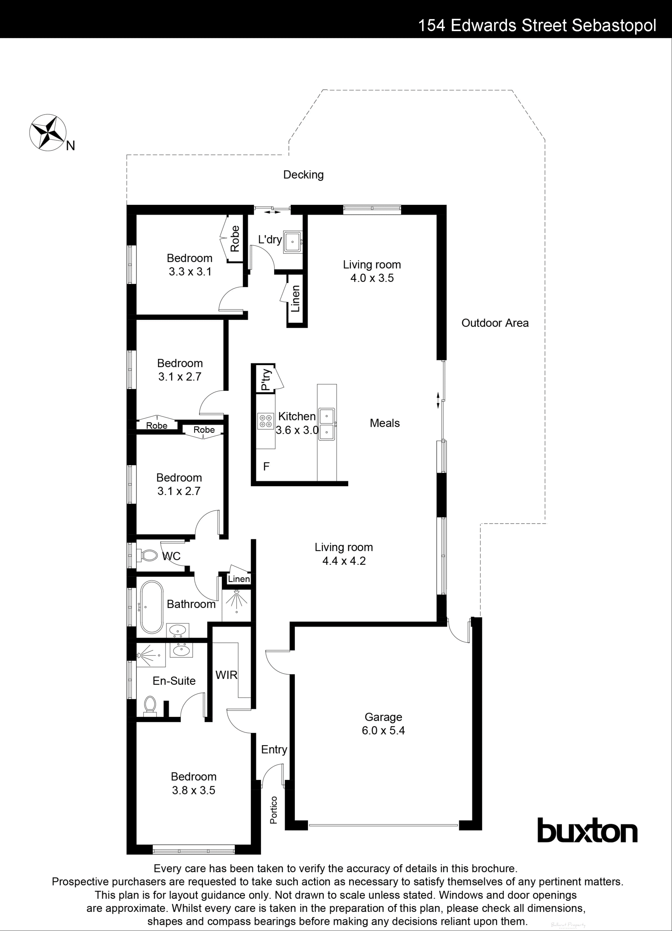 154 Edwards Street, Sebastopol VIC 3356 - Floorplan