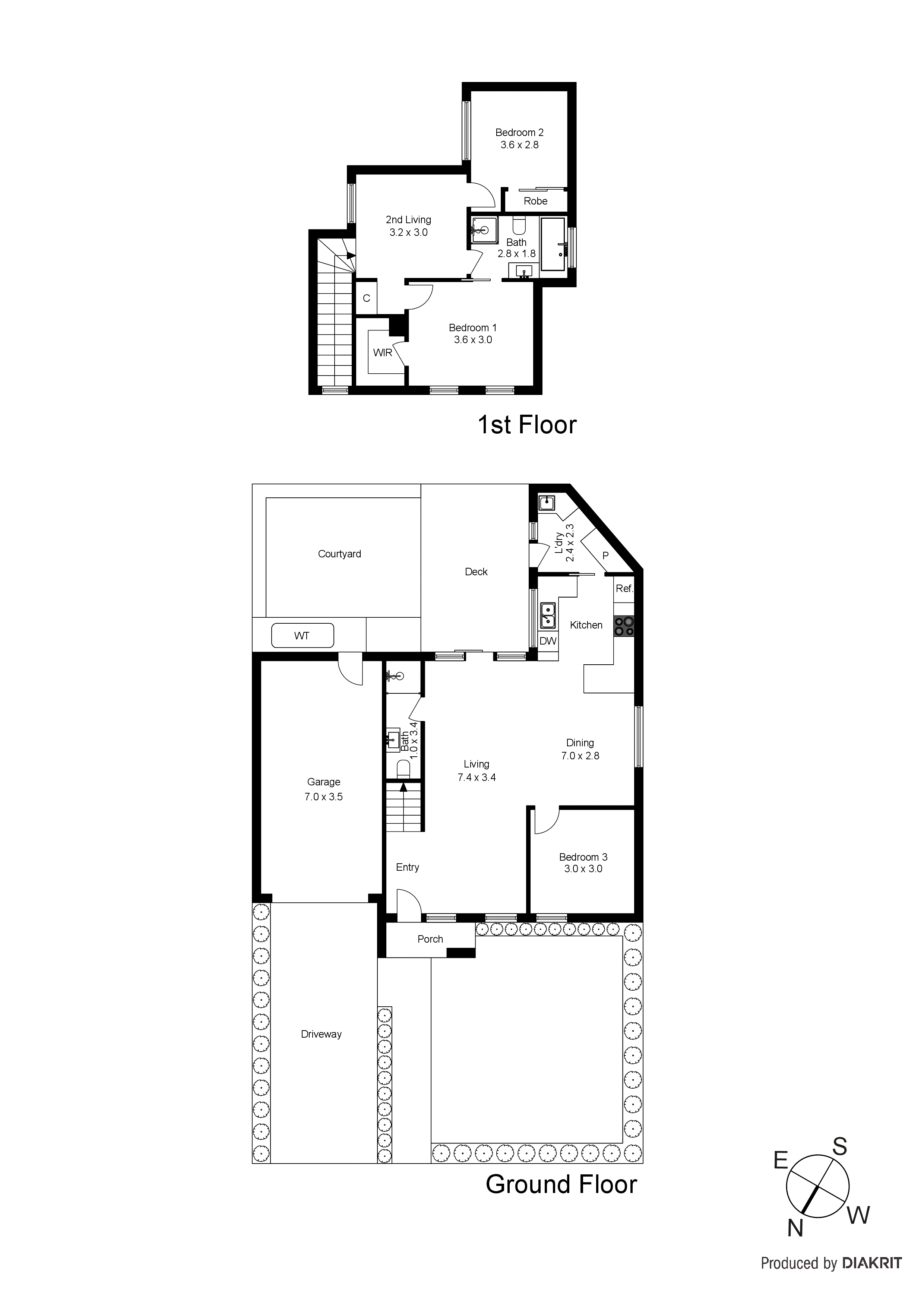 1/54 Golden Avenue, Bonbeach VIC 3196 - Floorplan
