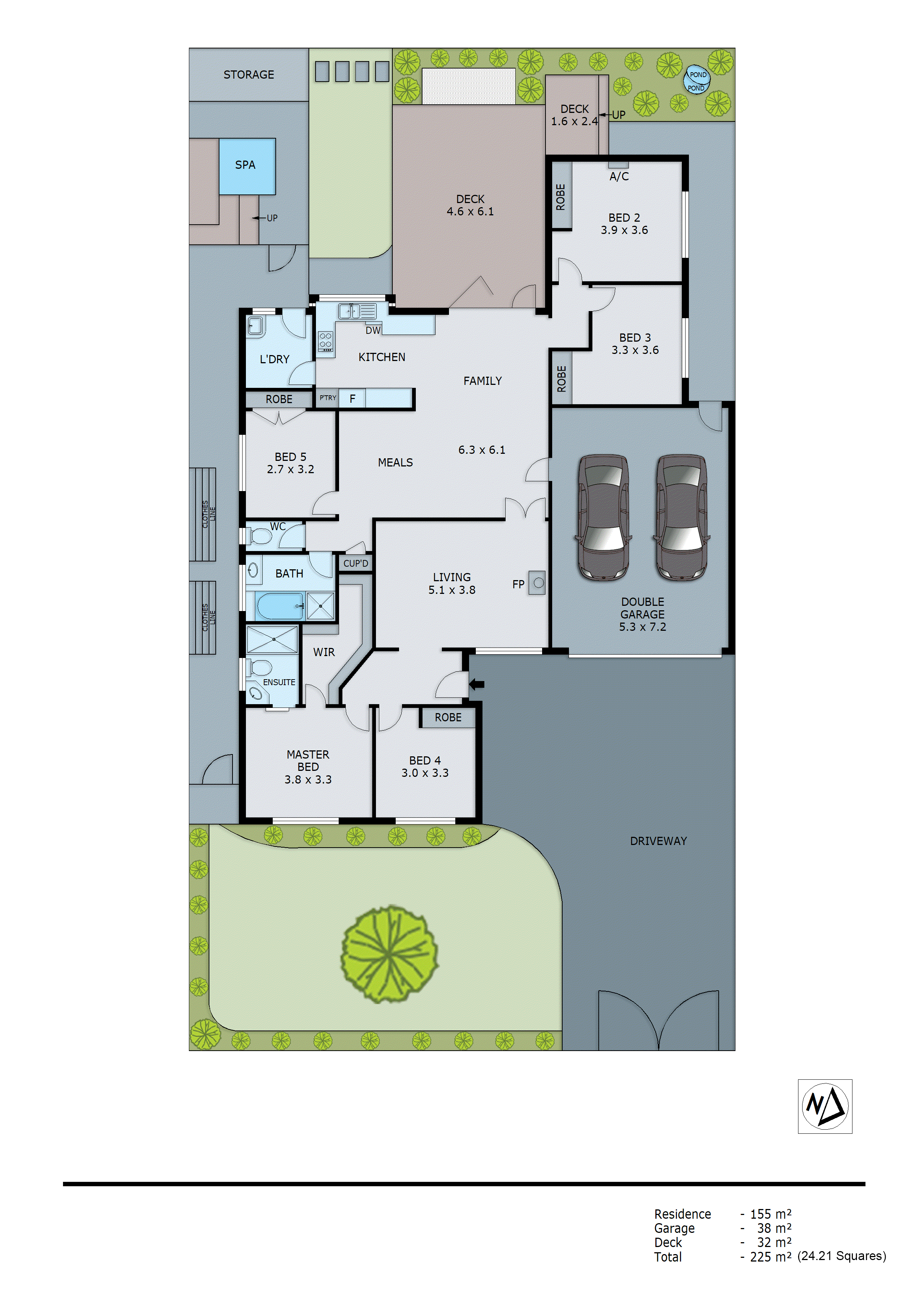 154 Howard Road, Dingley Village VIC 3172 - Floorplan