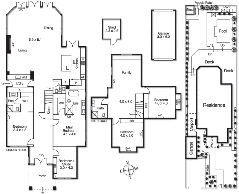 154 Ludstone Street, Hampton VIC 3188 - Floorplan