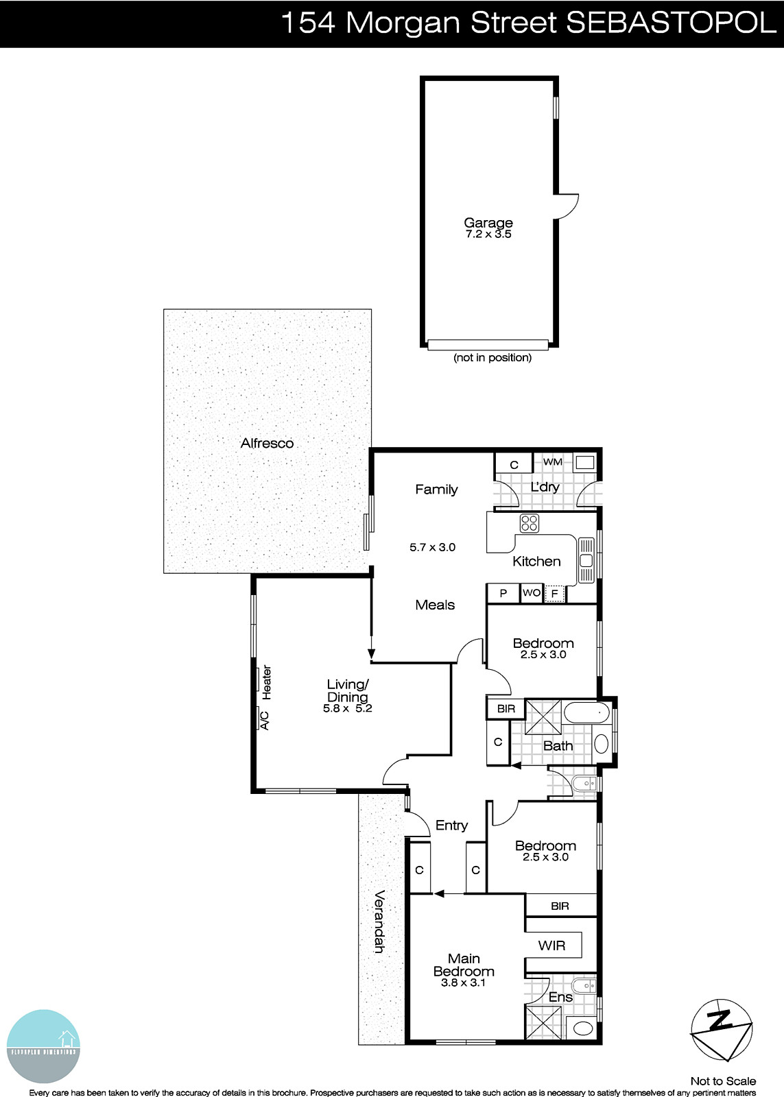 154 Morgan Street, Sebastopol VIC 3356 - Floorplan