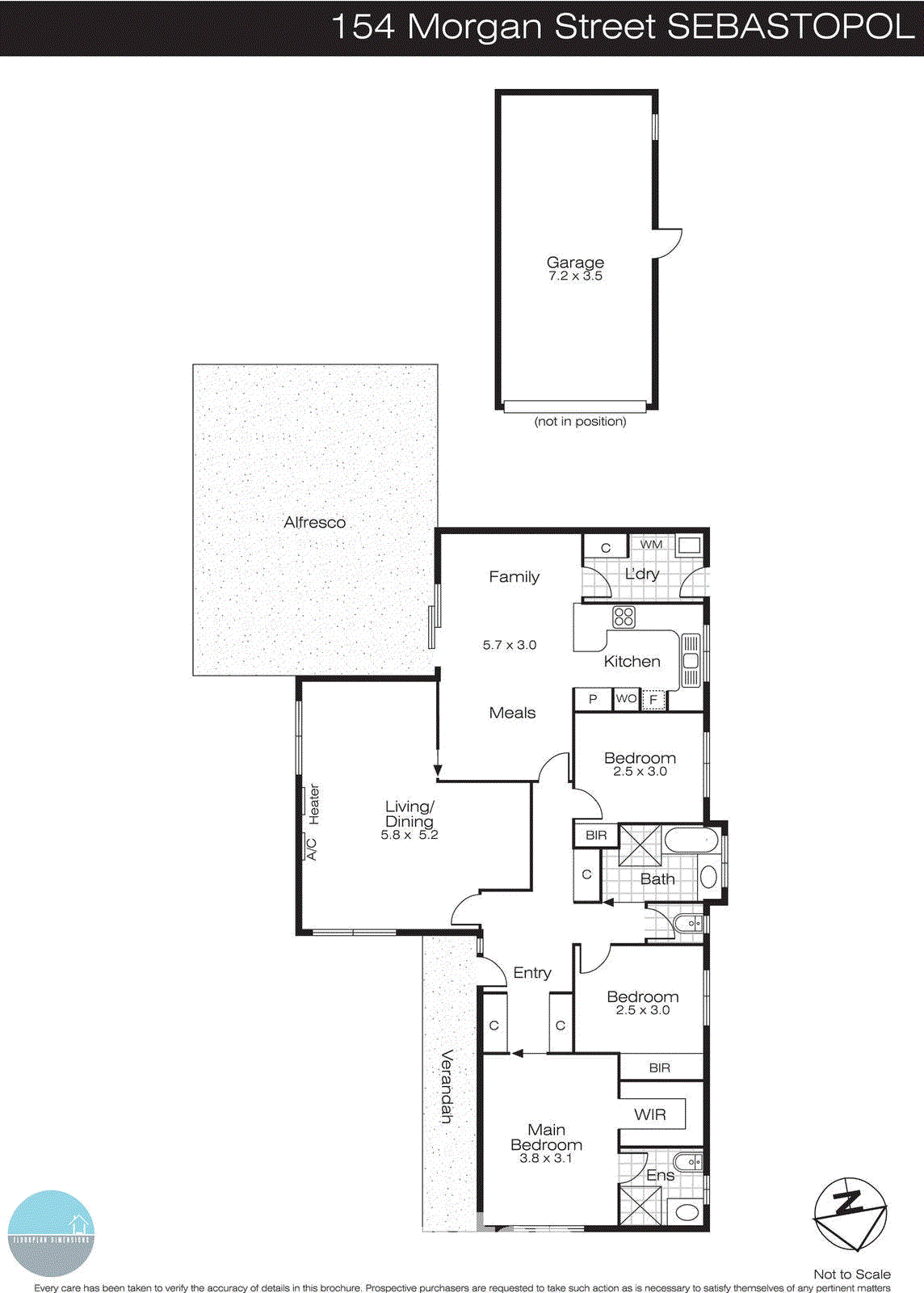 154 Morgan Street, Sebastopol VIC 3356 - Floorplan