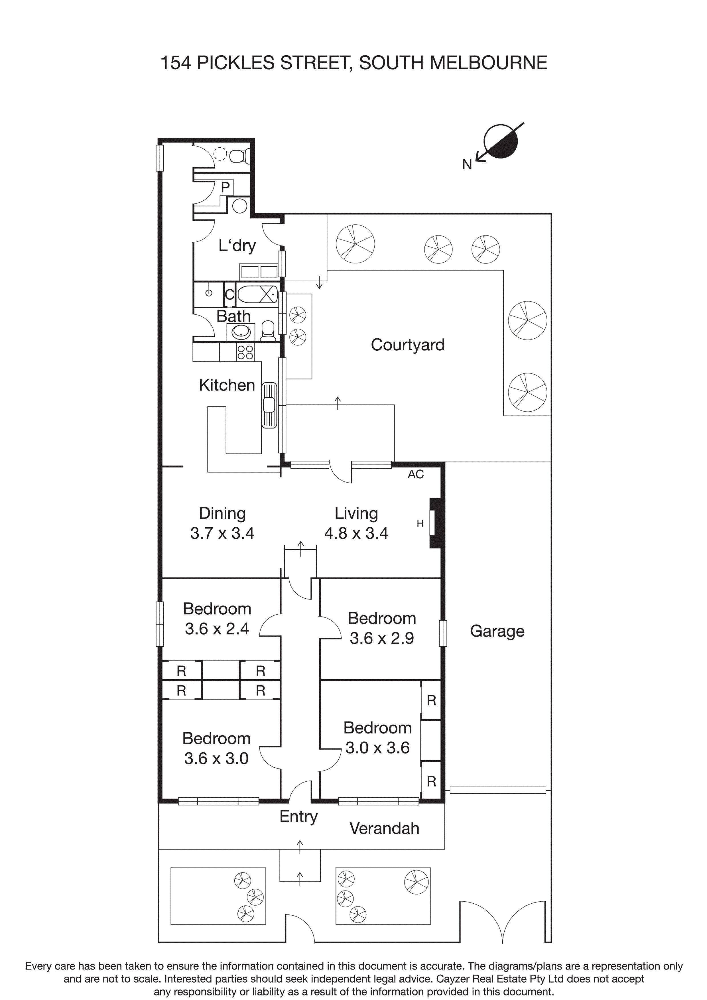 154 Pickles Street, SOUTH MELBOURNE VIC 3205 - Floorplan
